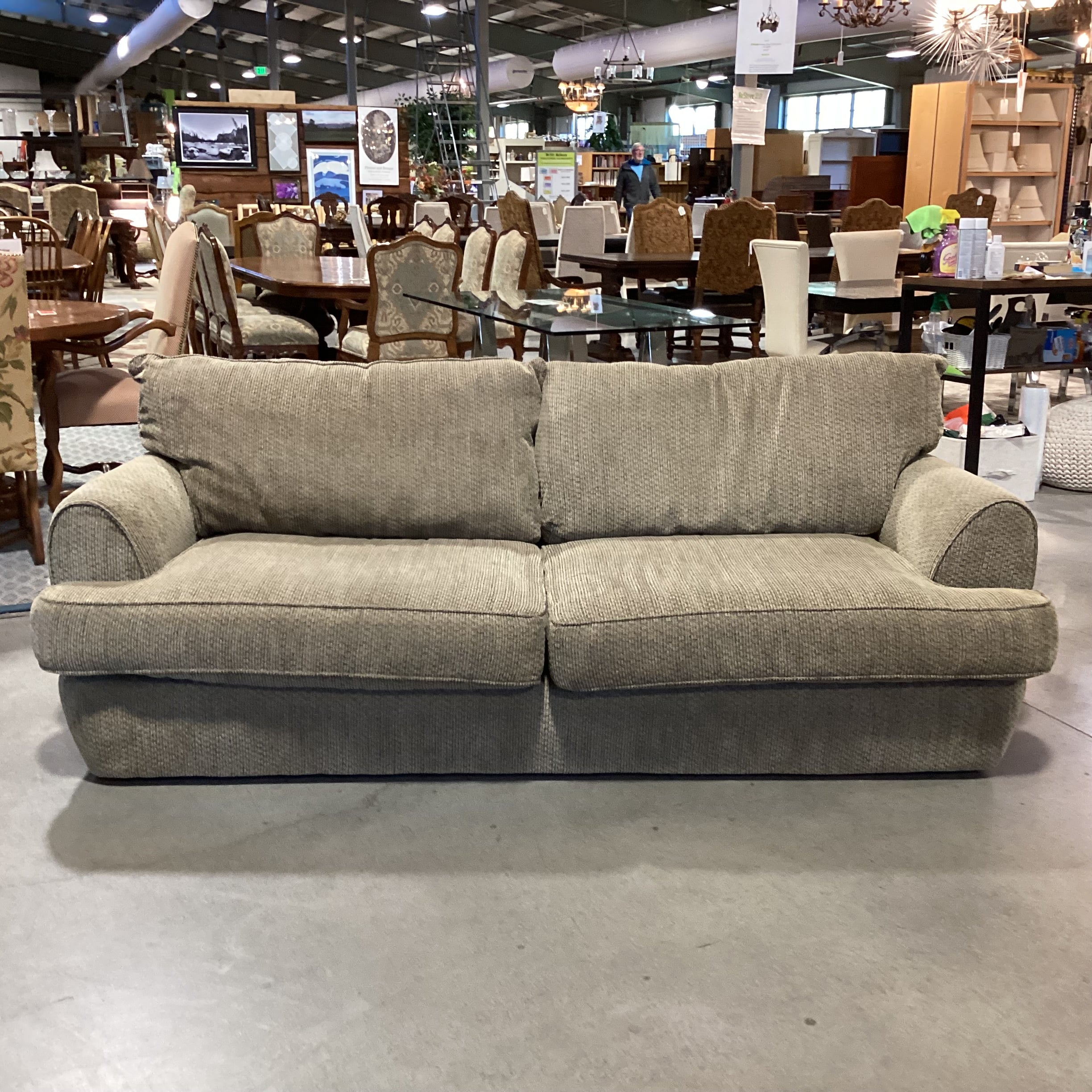 Sage Multi Texture Woven Sofa 92"x 43"x 29"