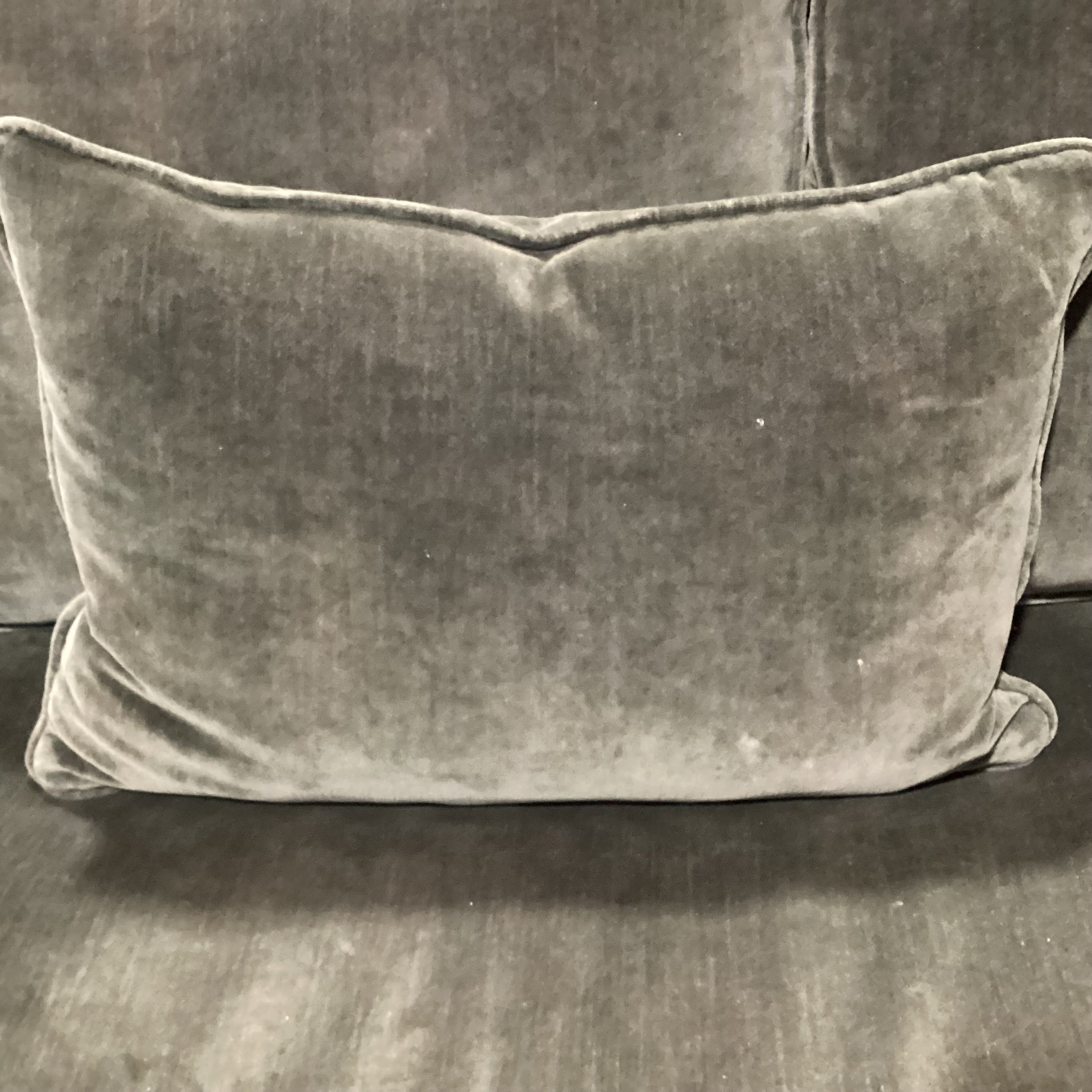 Pottery Barn Green Velvet Down Mix Queen Sleeper Sofa 84"x 42"x 32"