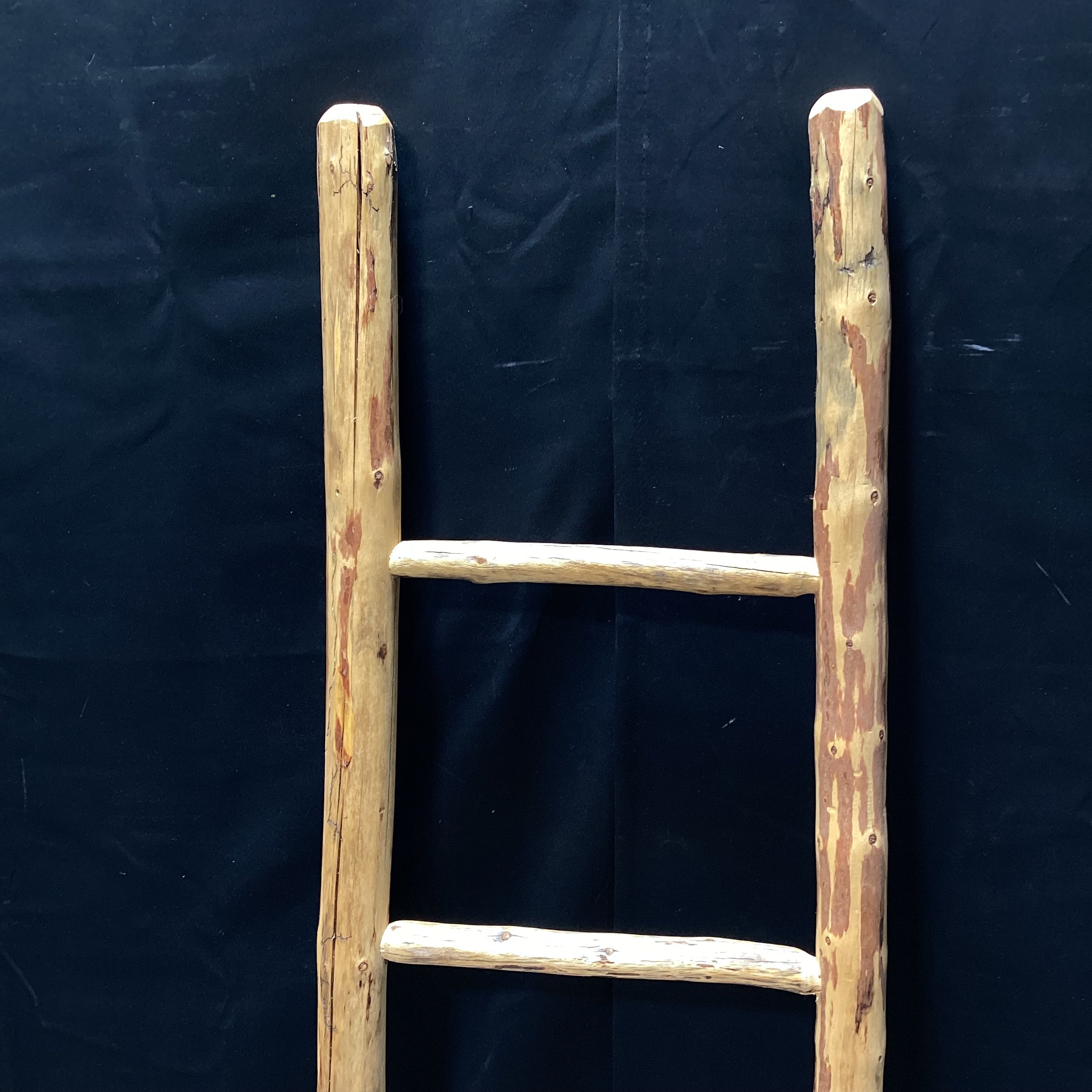 Rustic Natural Wood Blanket Ladder 21" x 61"
