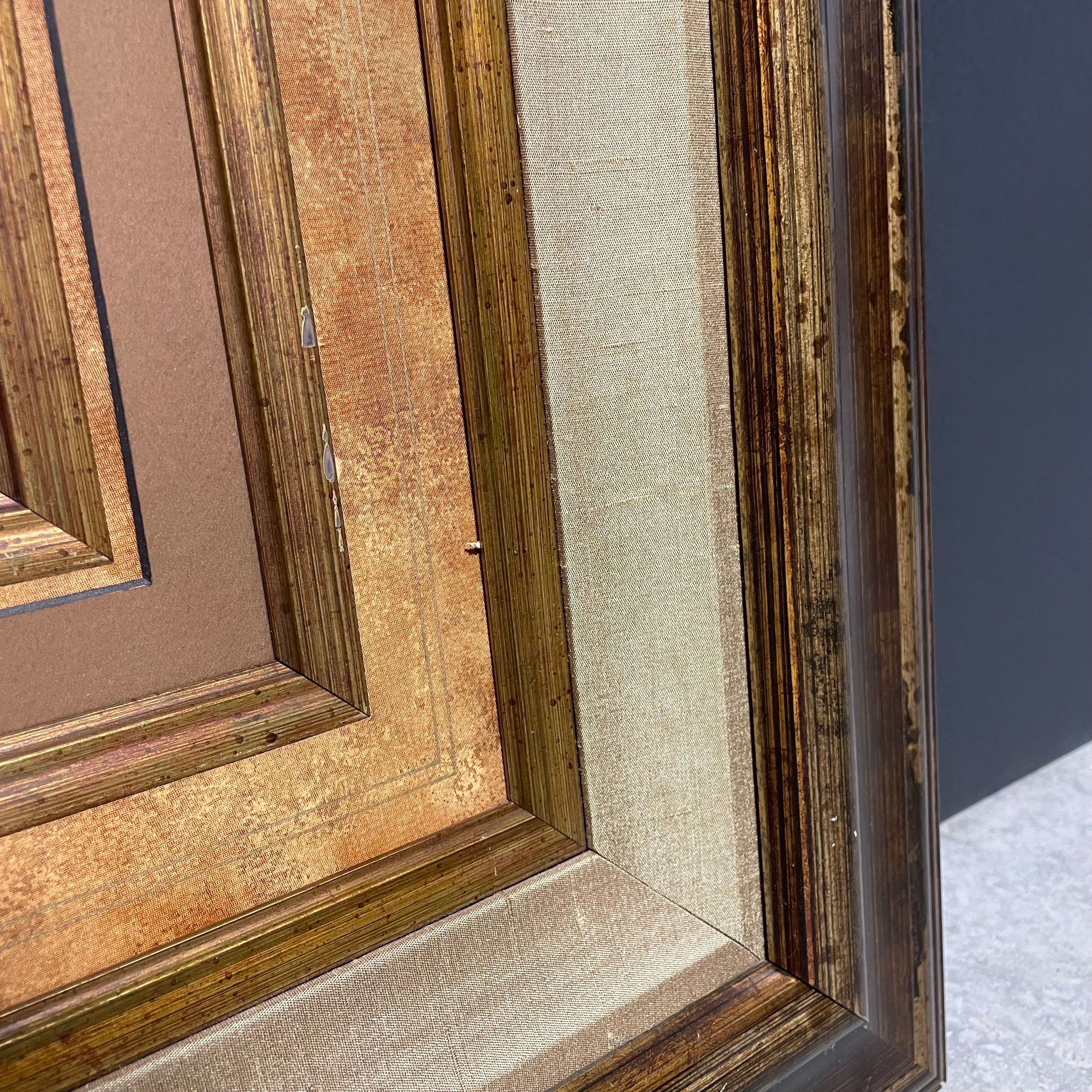 Vicki McMurry "No Boundaries" Print In Large Matted Frame 44 1/2" x 44 1/2"