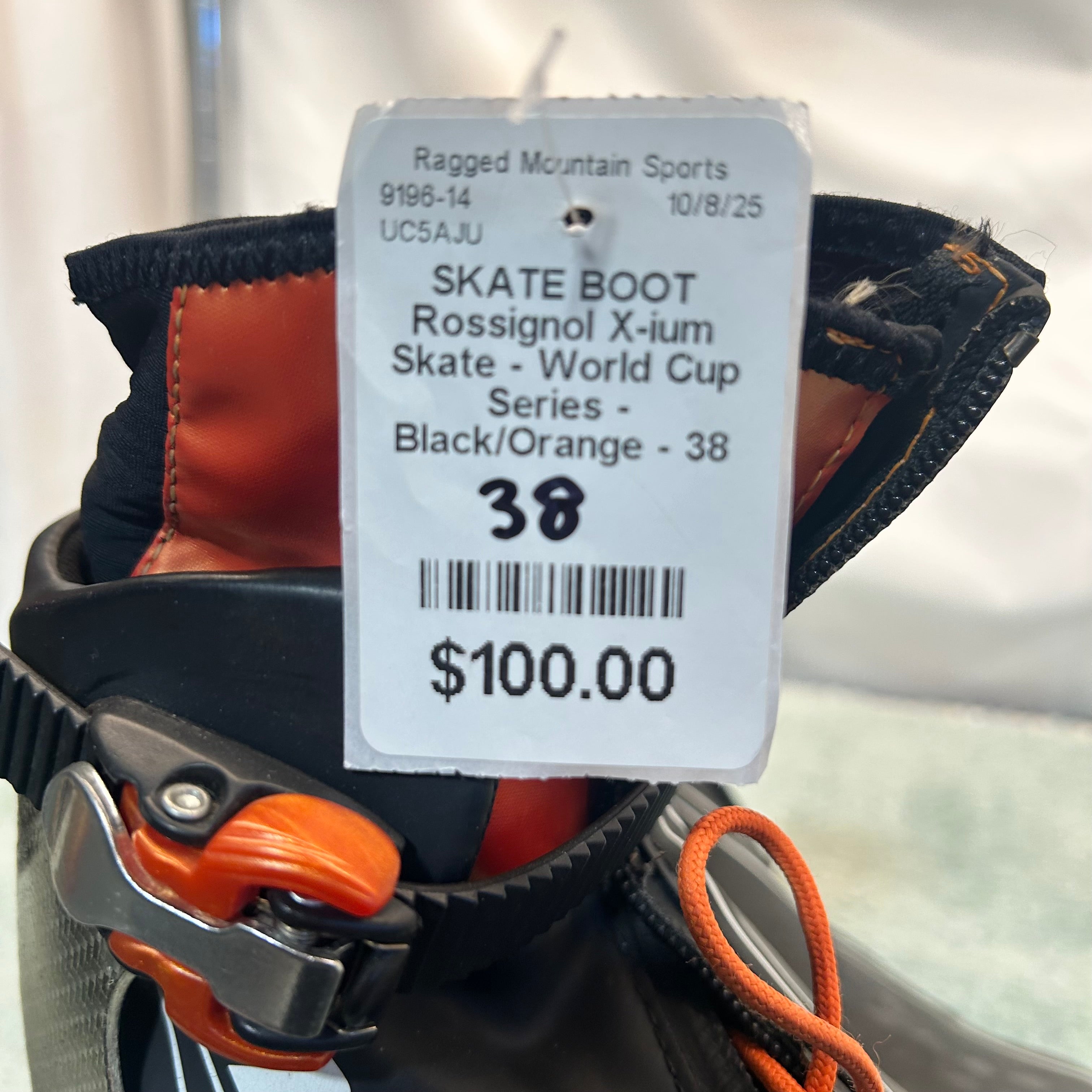 Rossignol X-ium Skate World Cup Series Black- Orange 38