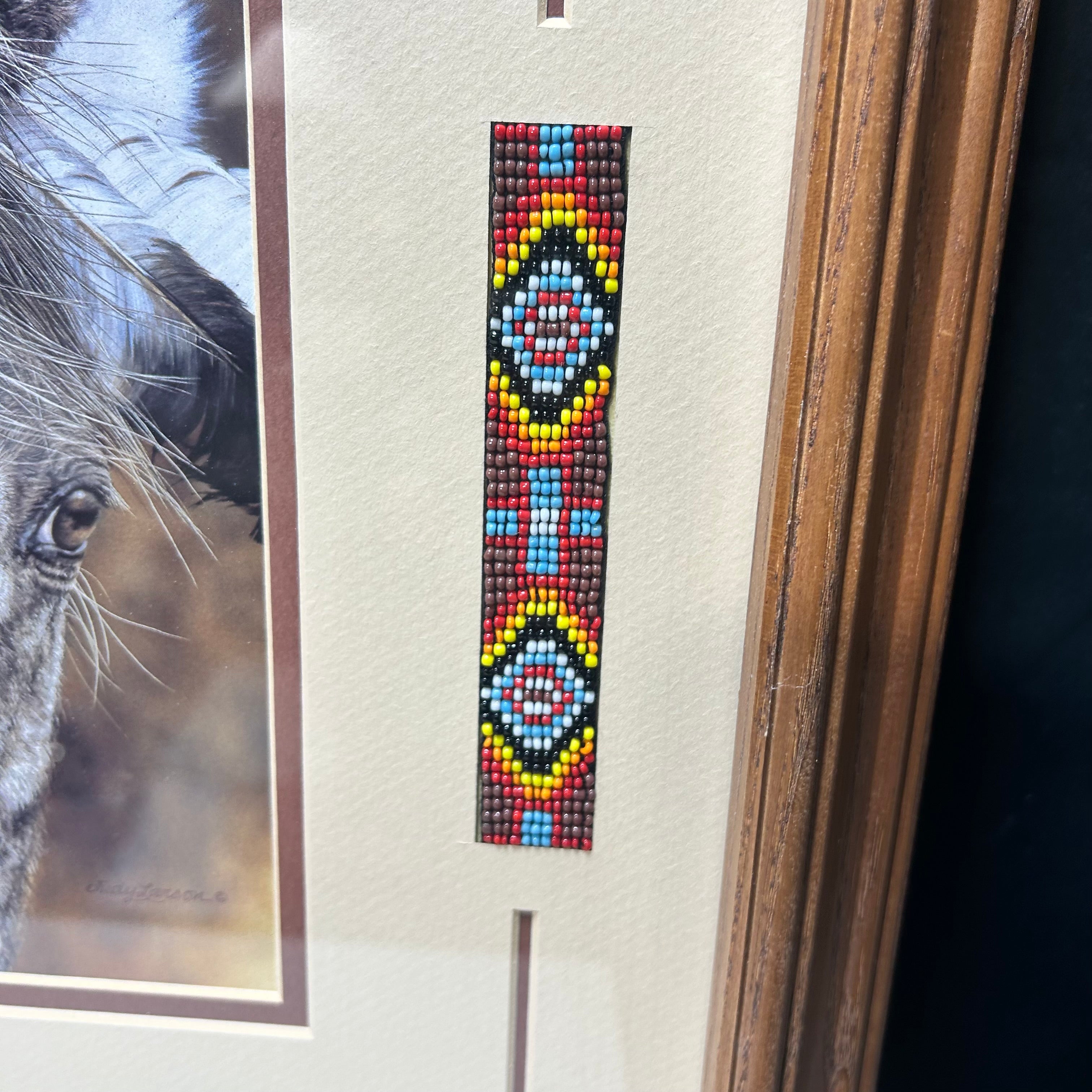 Judy Larson "Red Horse" Print 23"x 19"