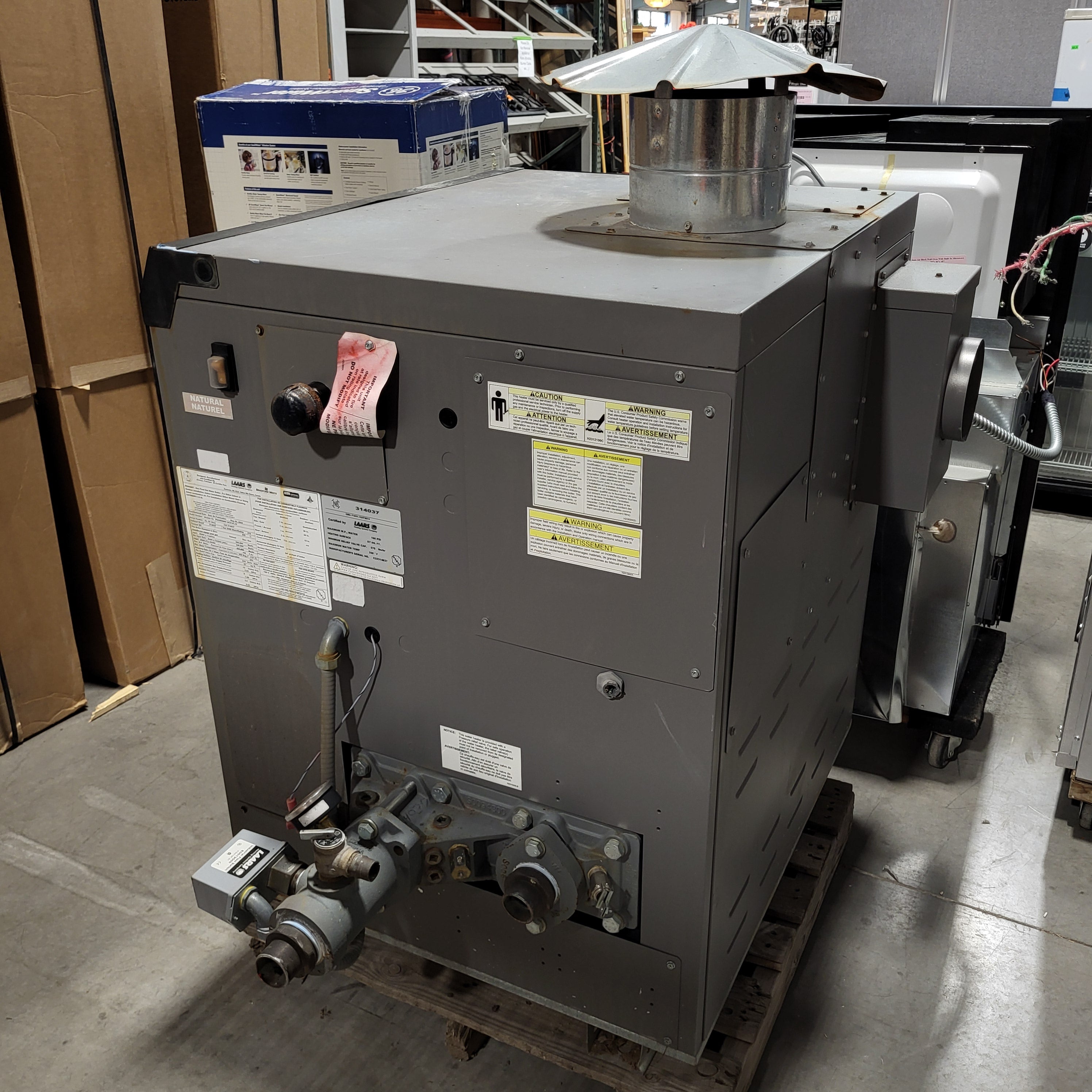 LAARS Heating Systems Company Water Heater Boiler 29.5"x 45"x 50"