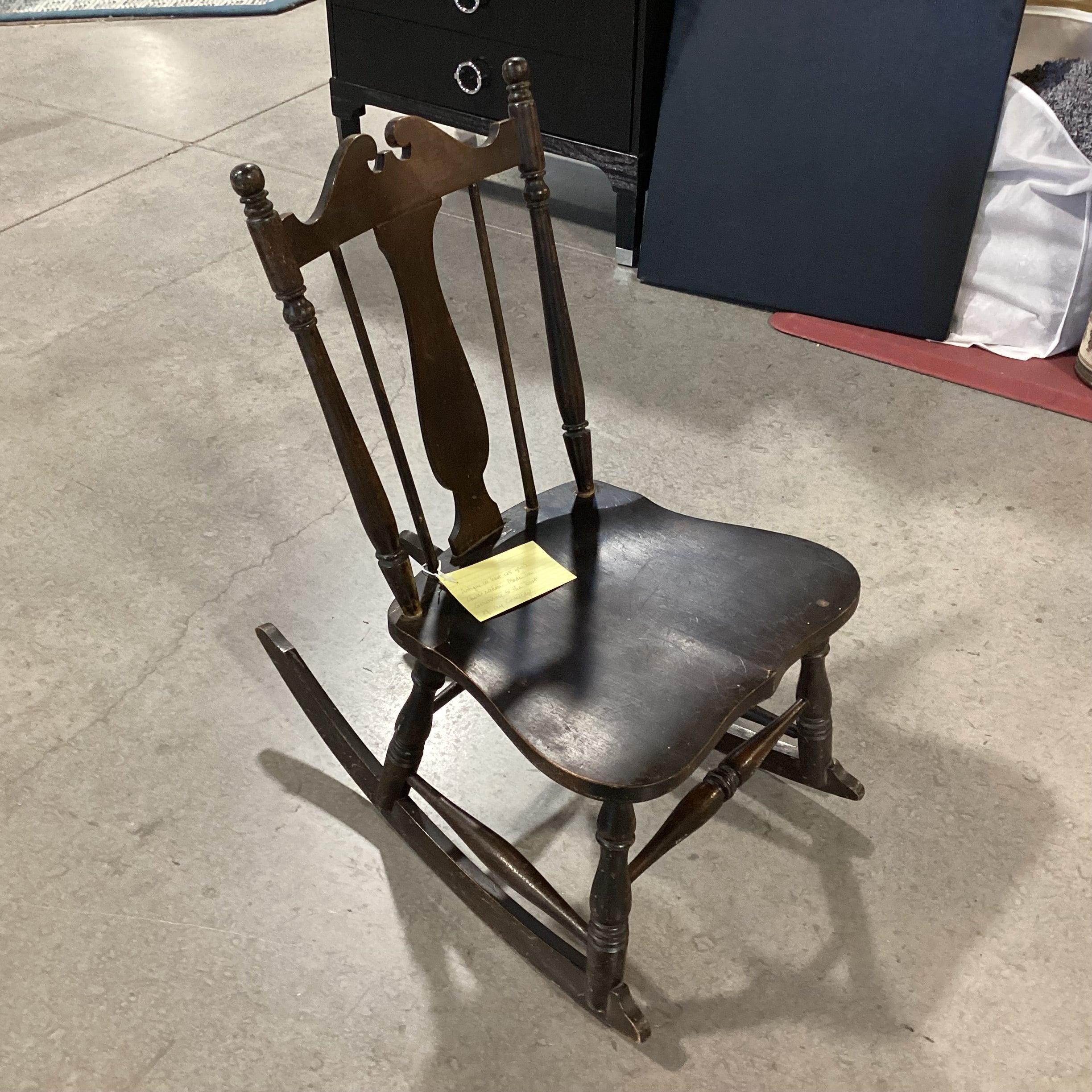 Antique Made In Germany Child Rocking Chair 17"x 28"x 31"