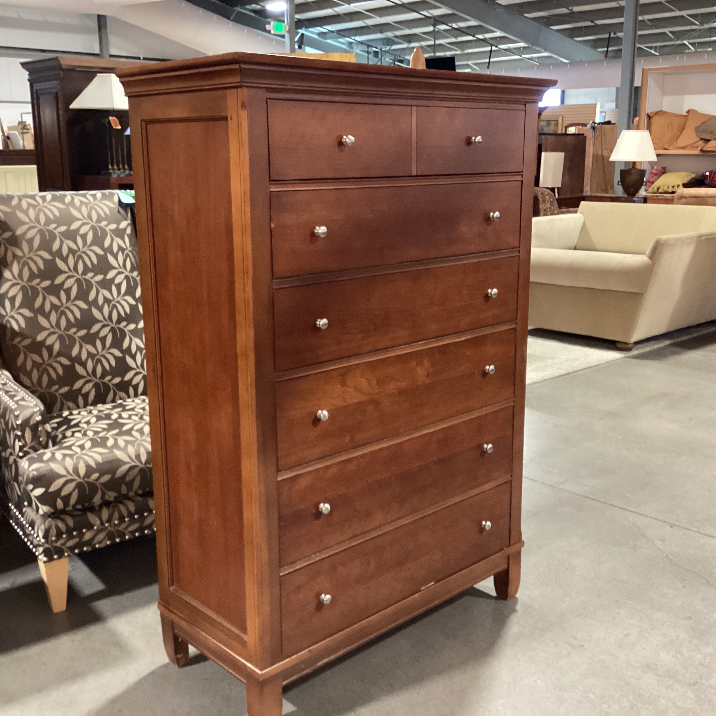 Thomasville Finished Wood 6 Drawer Chest 42"x 19"x 60.5"