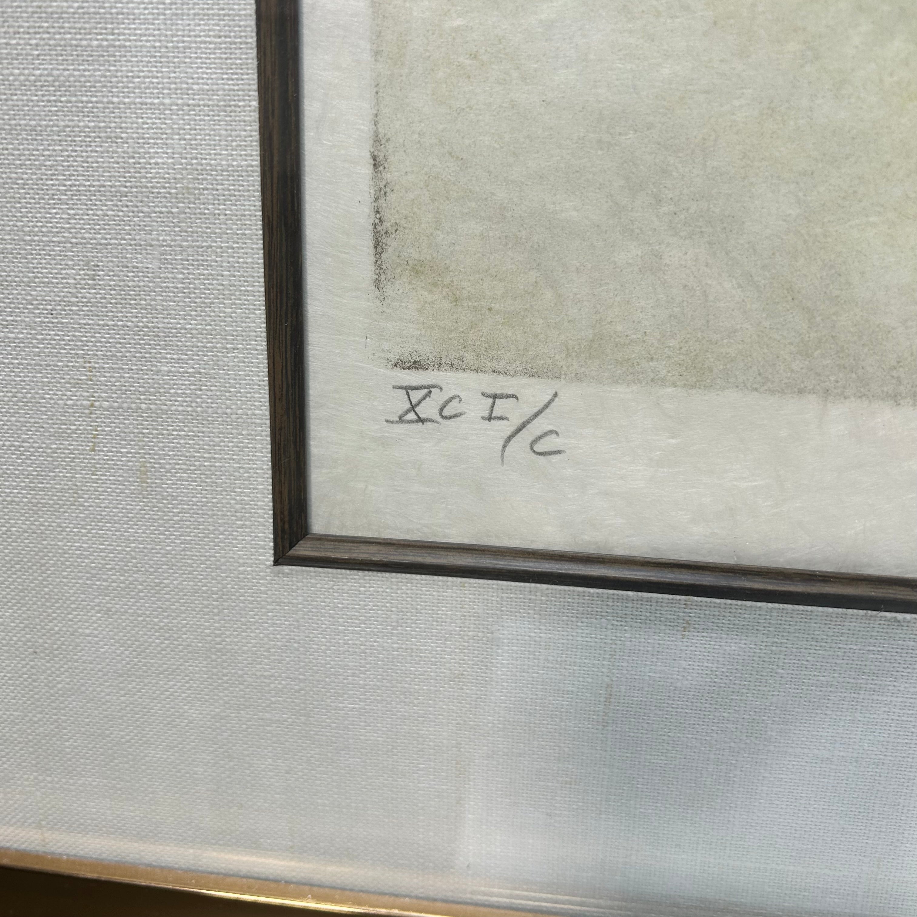 Graciela Rodo Boulanger Pencil Signed Lithograph 31.5"x 37.5"