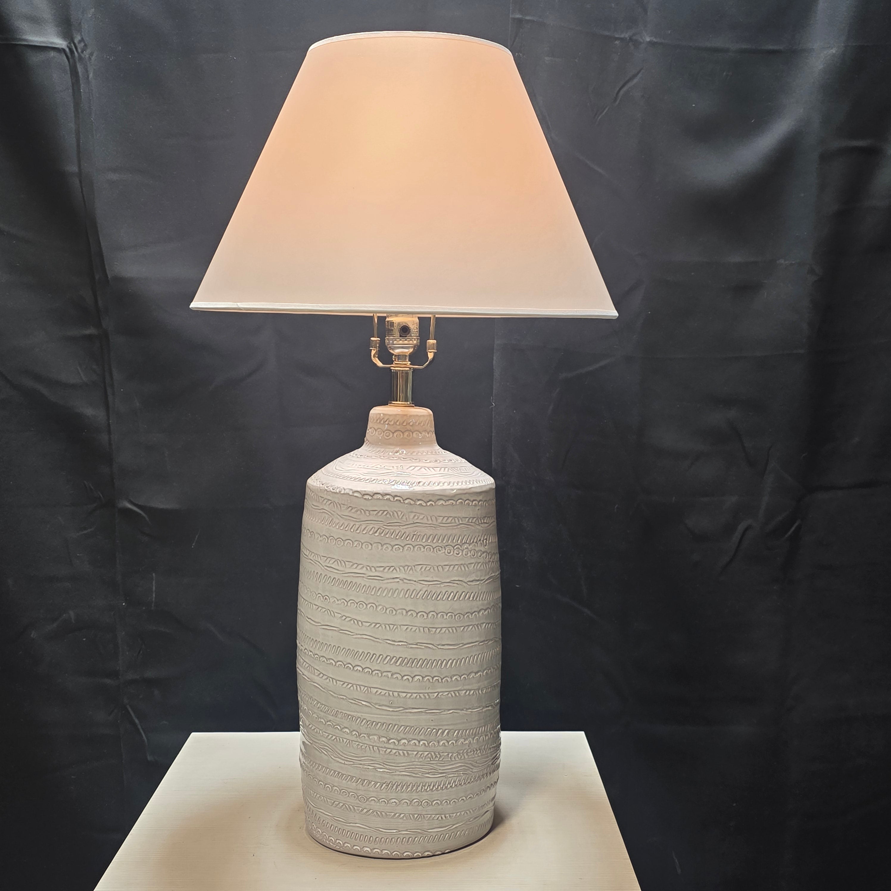 Jamie Young Co. Pottery Lamp (Heavy) 8.75"x 32"