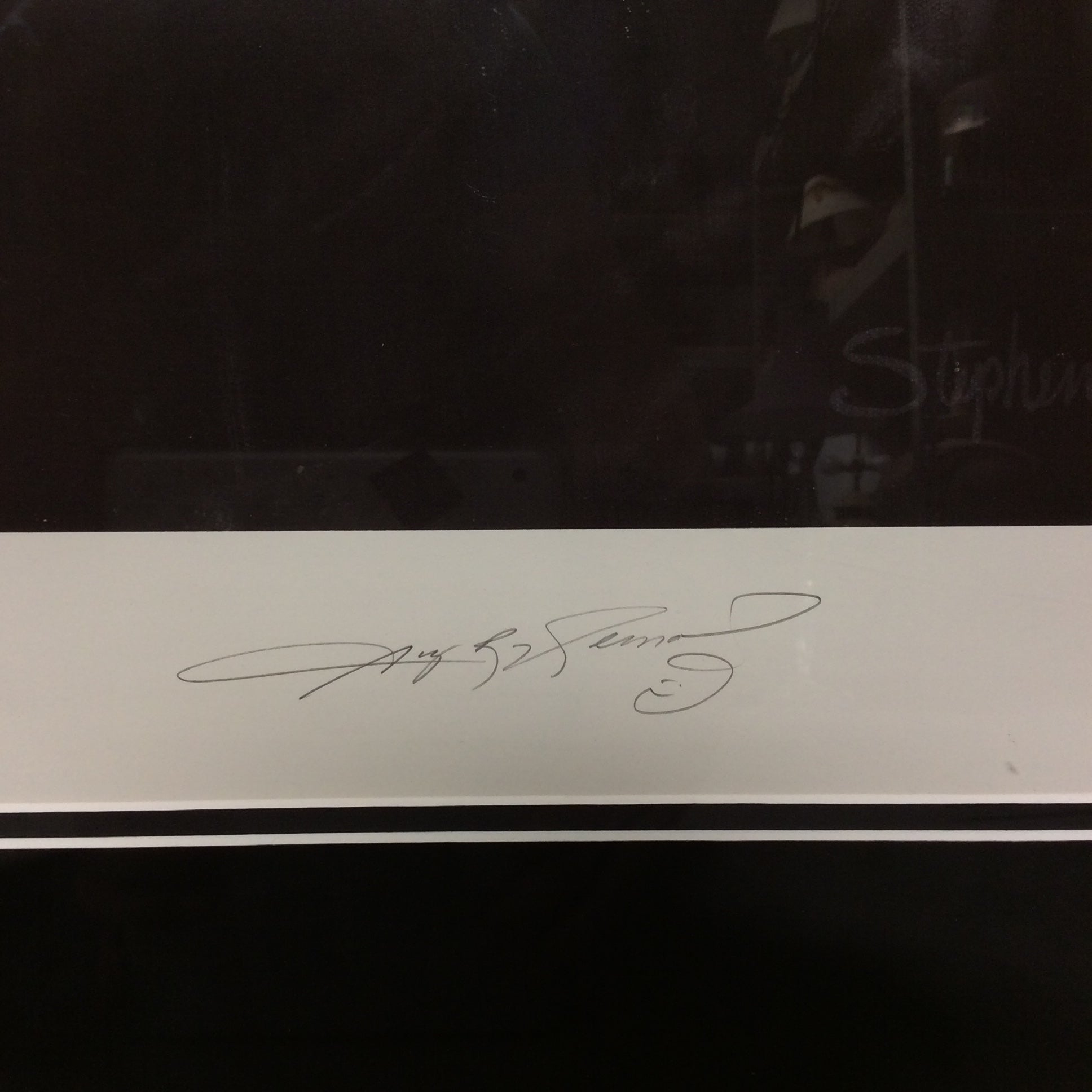 Stephen Holland Signed Limited Edition Portrait Drawing Print Autographed By Sugar Ray Leonard 31" x 52 1/2"