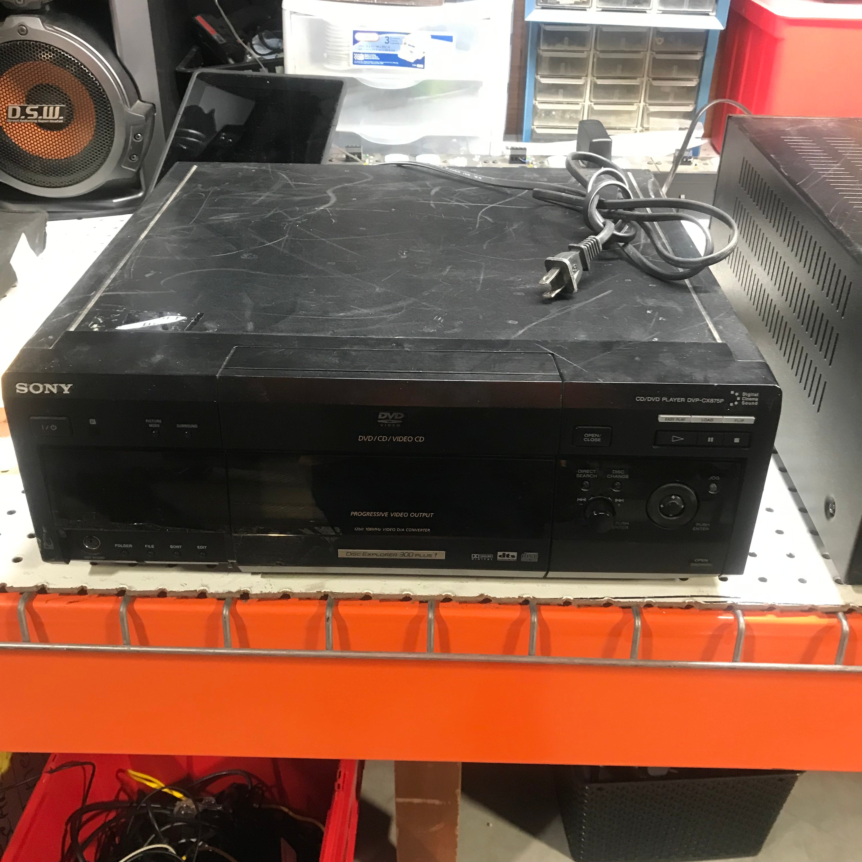 Sony CD/DVD 100+ Model: DVP-CX875P