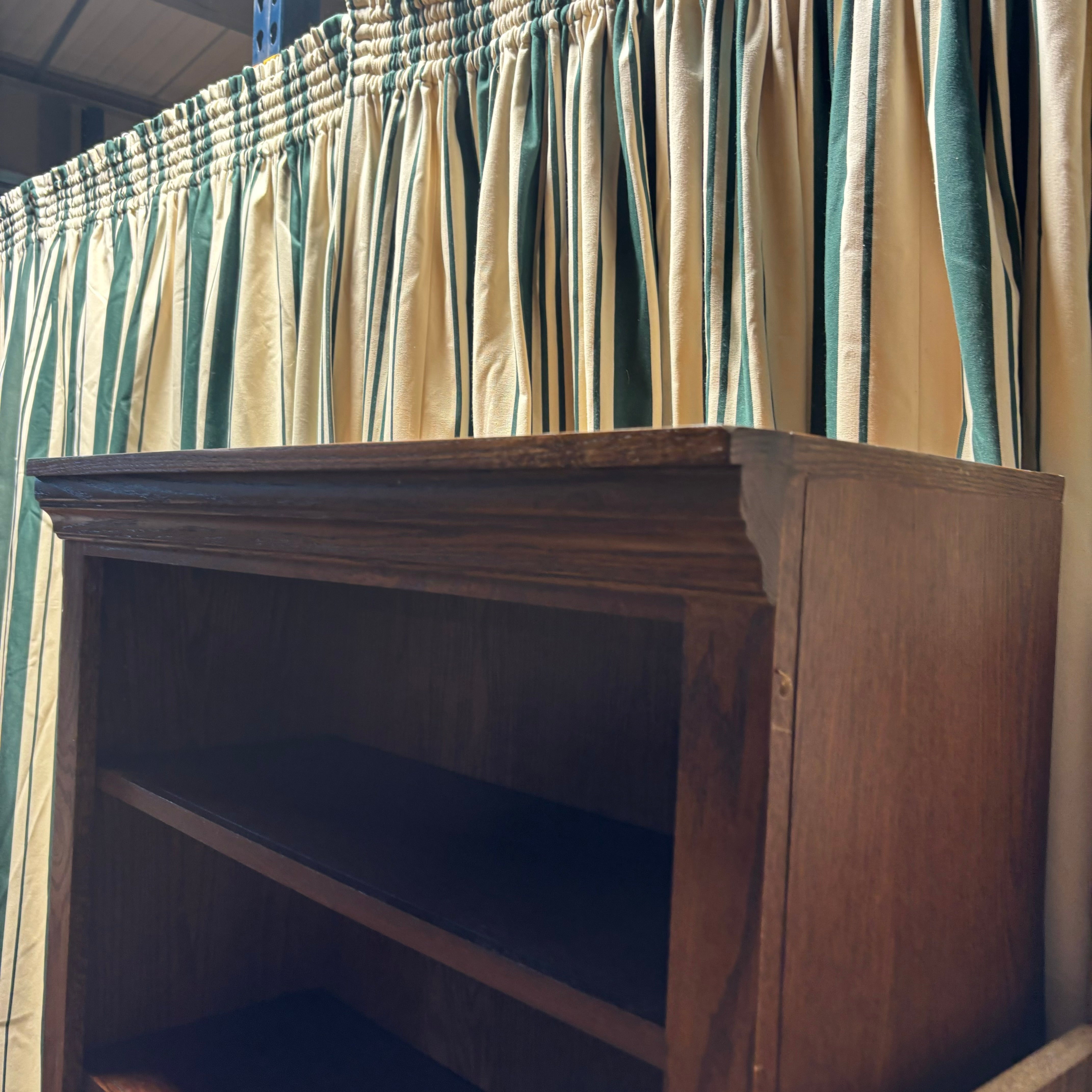 Solid Dark Wood 6 Shelf Bookcase 32"x 14"x 84"