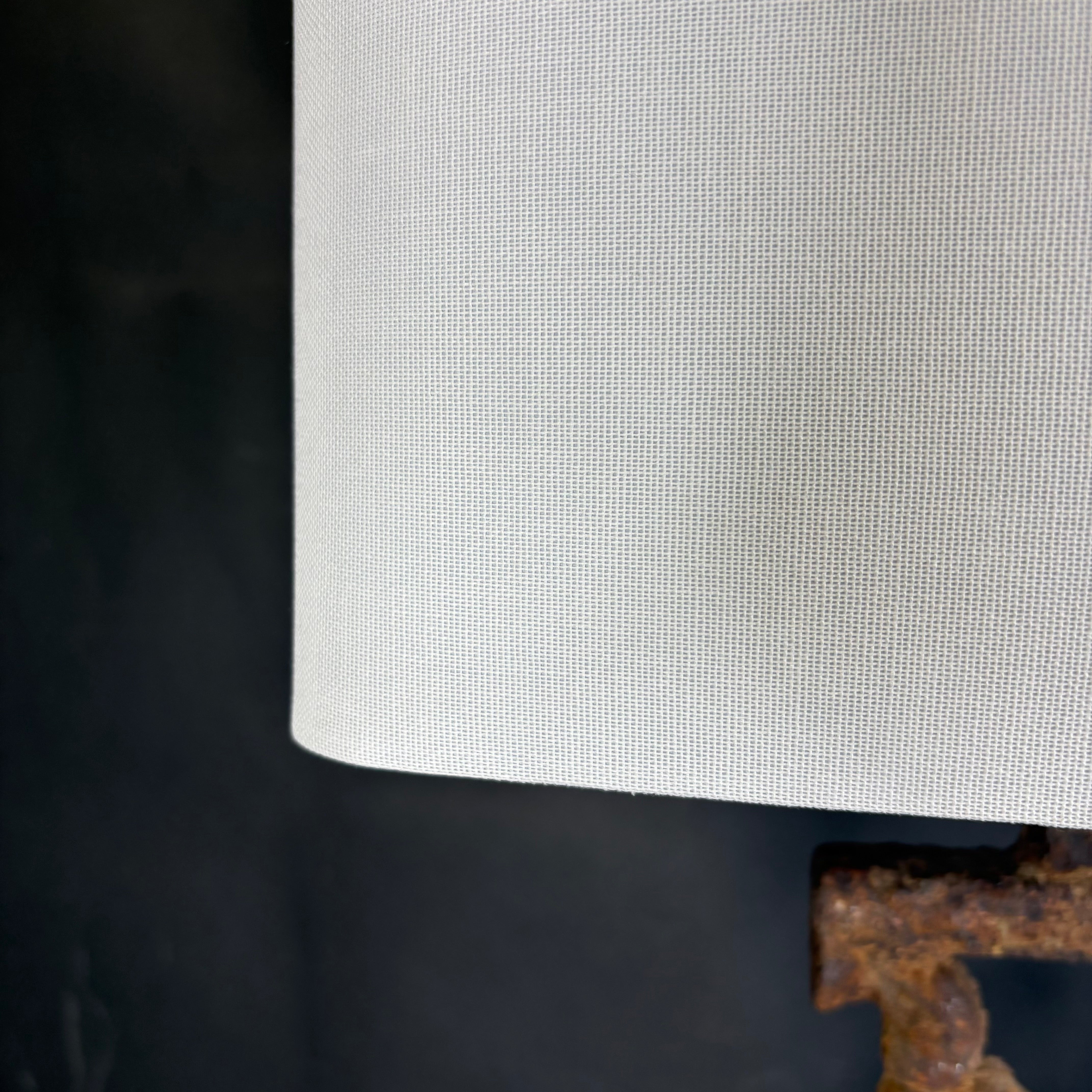 Rustic Cast iron with Shade Table Lamp 16”x 9”x 28.5”