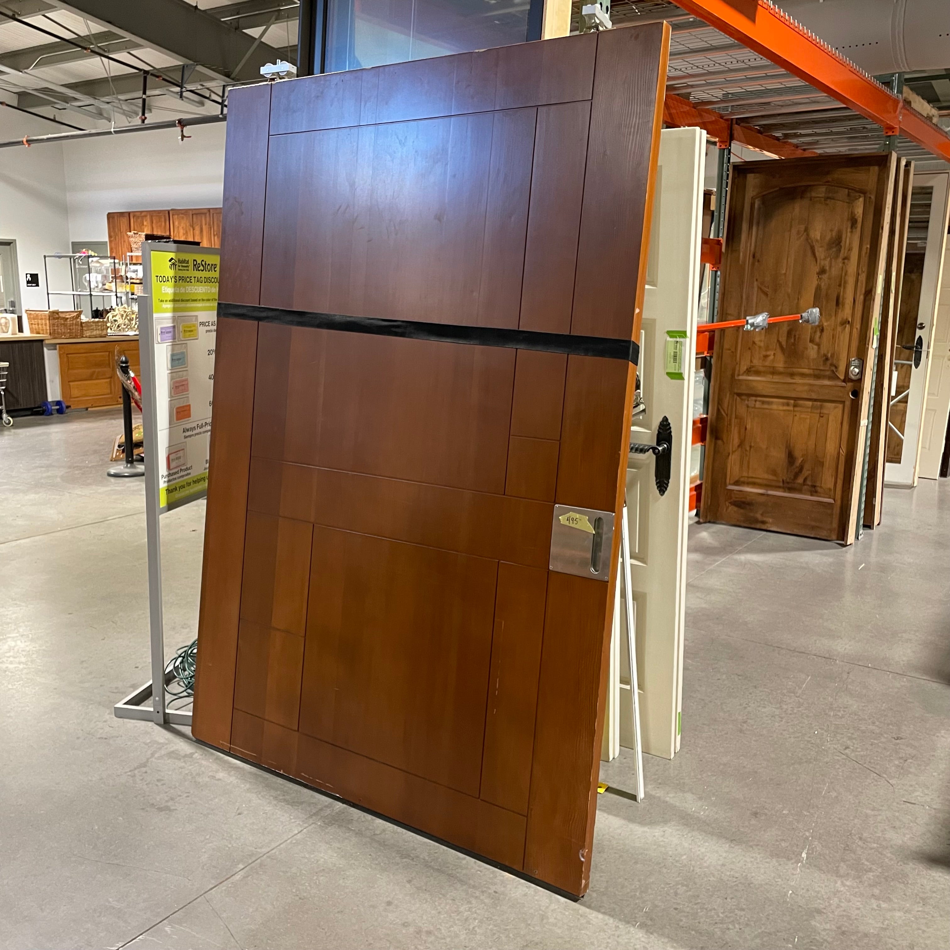 60.75"x 86.5"x 1.75" Amber Interior Pocket Door
