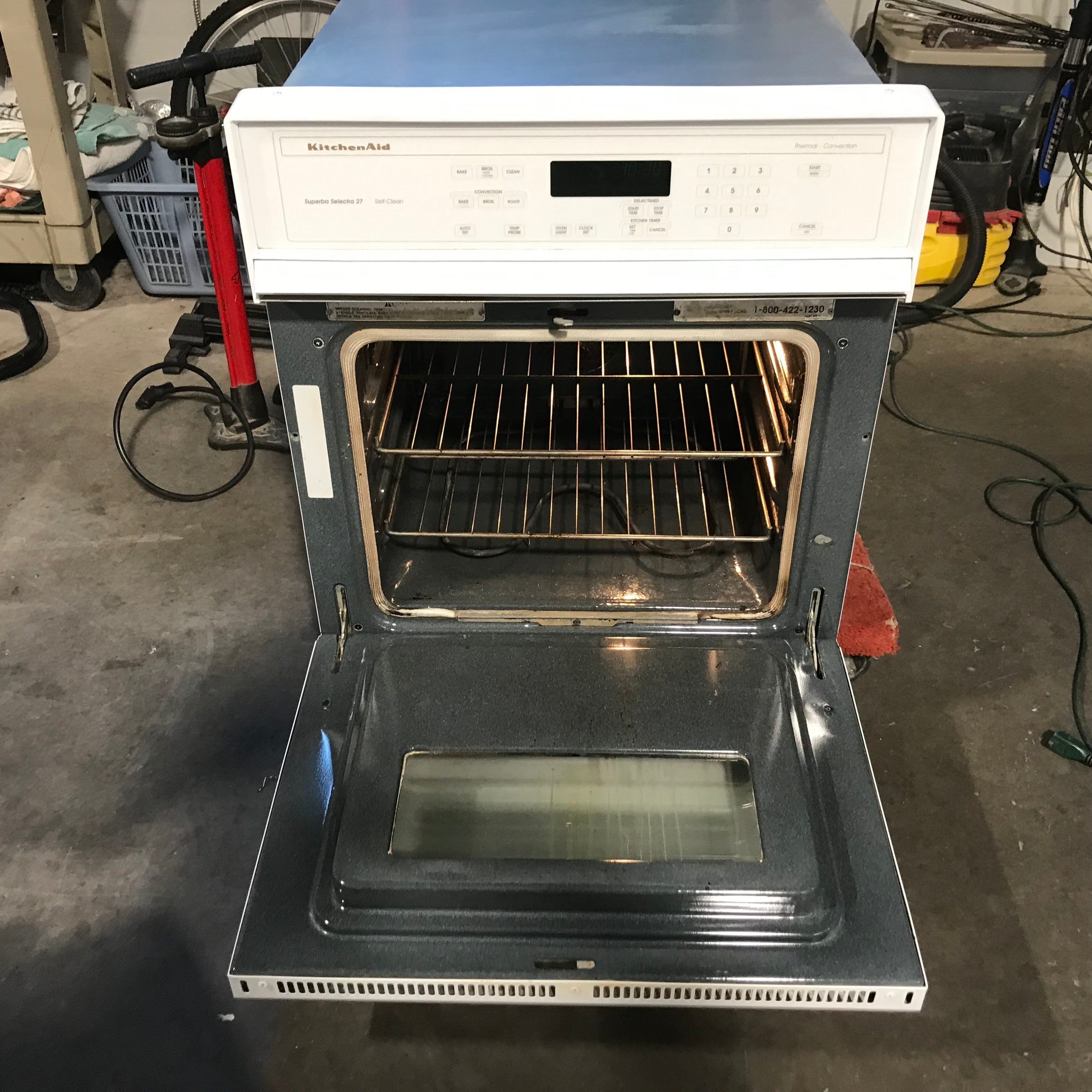 KitchenAid White Wall Oven 26"x 25"x 28.5"