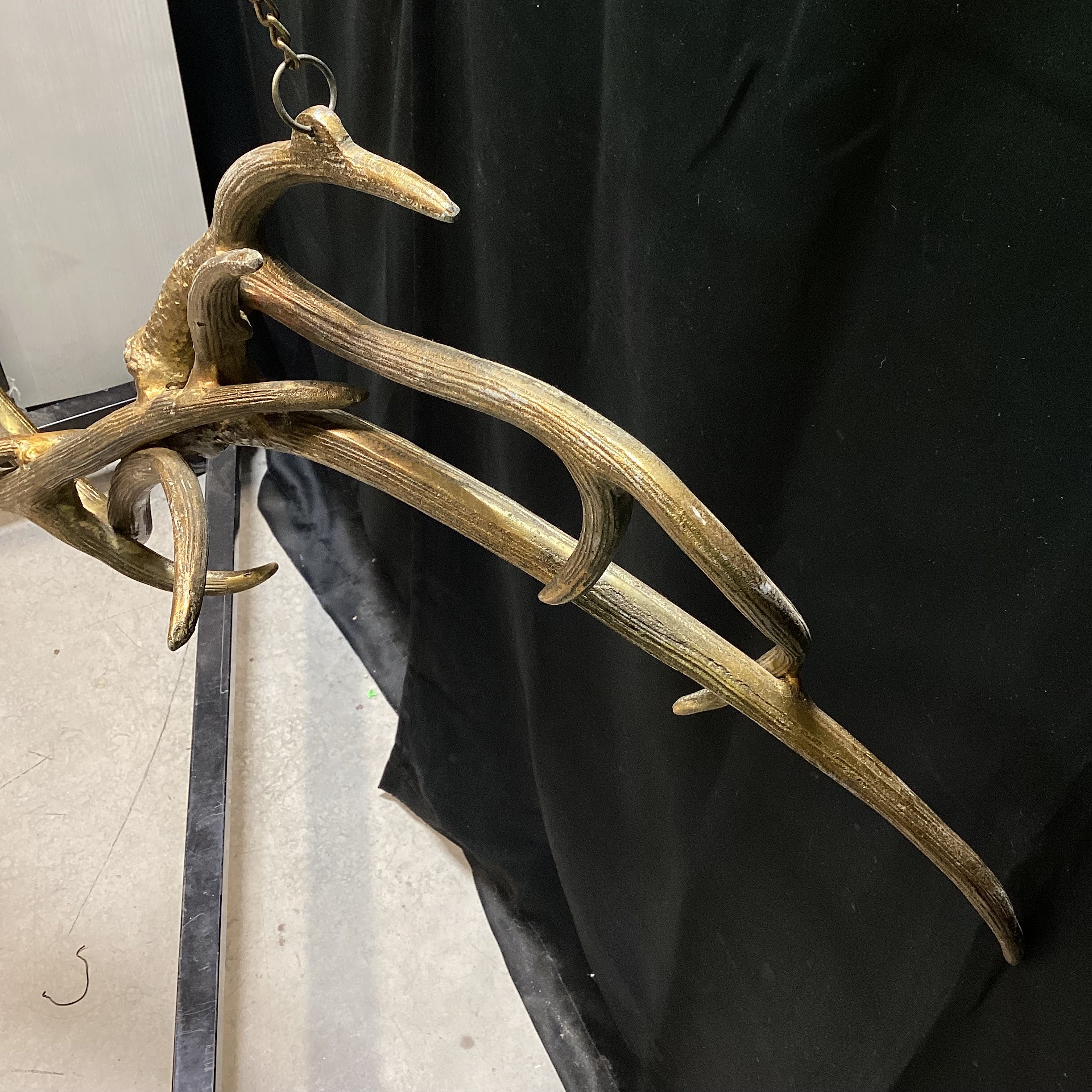 Faux Antler Aluminum Cast Hanging Art (2) 43" x 65"