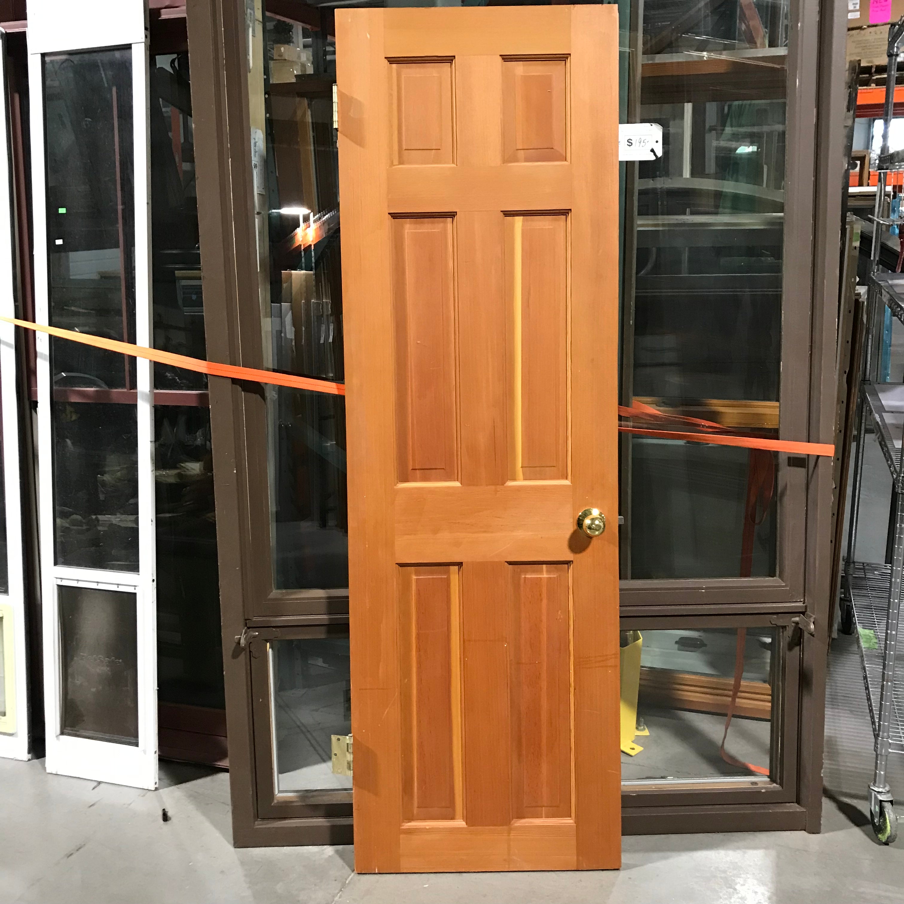 24"x 75.25"x 1.375" Solid Pine 6-Panel Interior Door