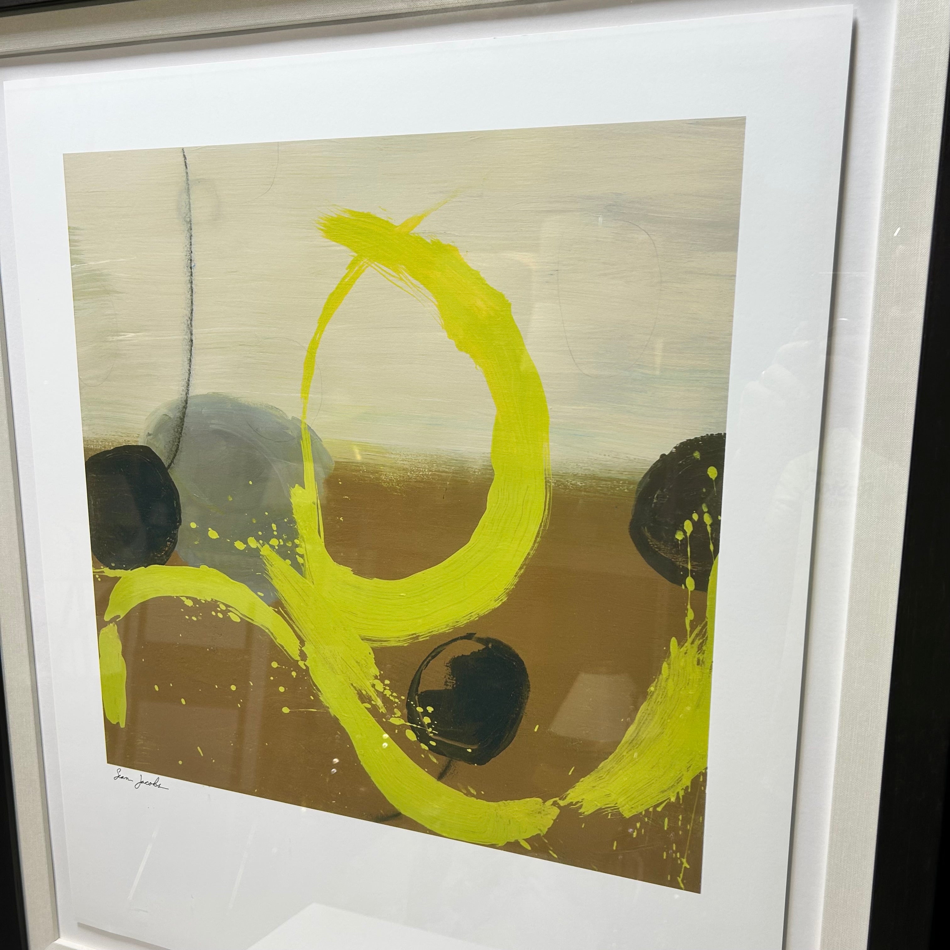 Sean Jacobs RM Green Entwined Lithography Print 28"x 32"