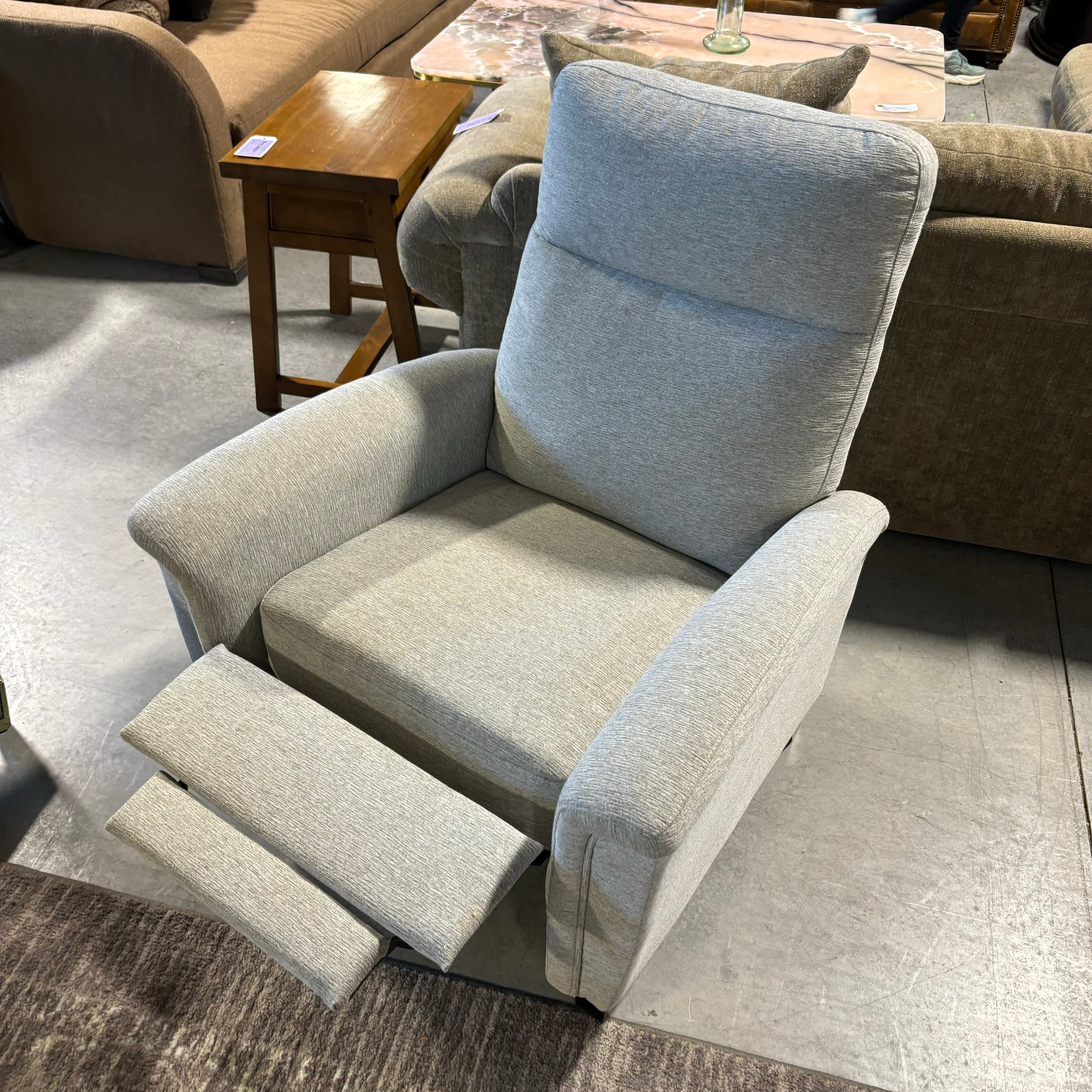 Heather Grey Recliner Chair 36"x 36" to 62"x 41"