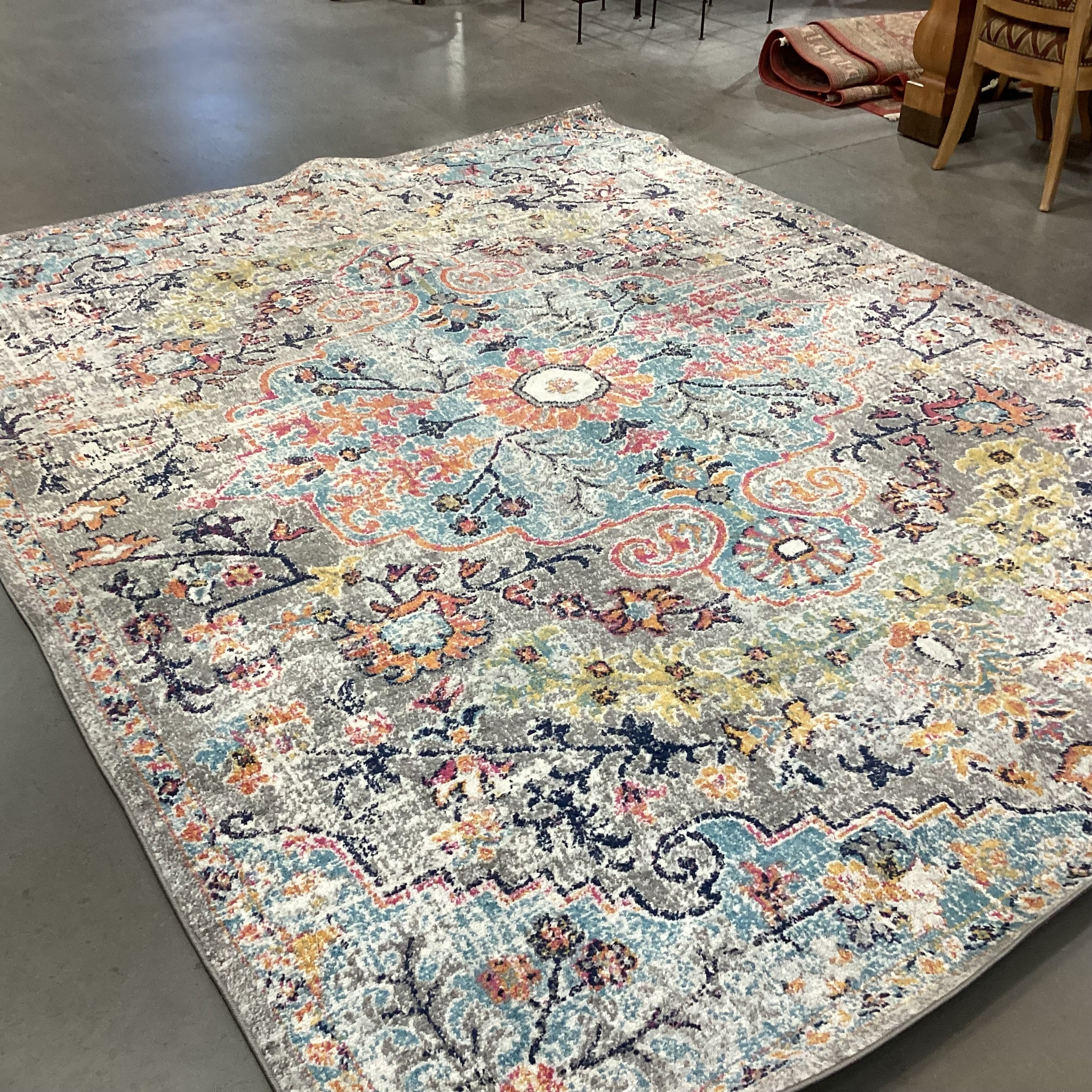 Surya Harput Collection Multi Brights Poly Rug 7'10"x 10'3"