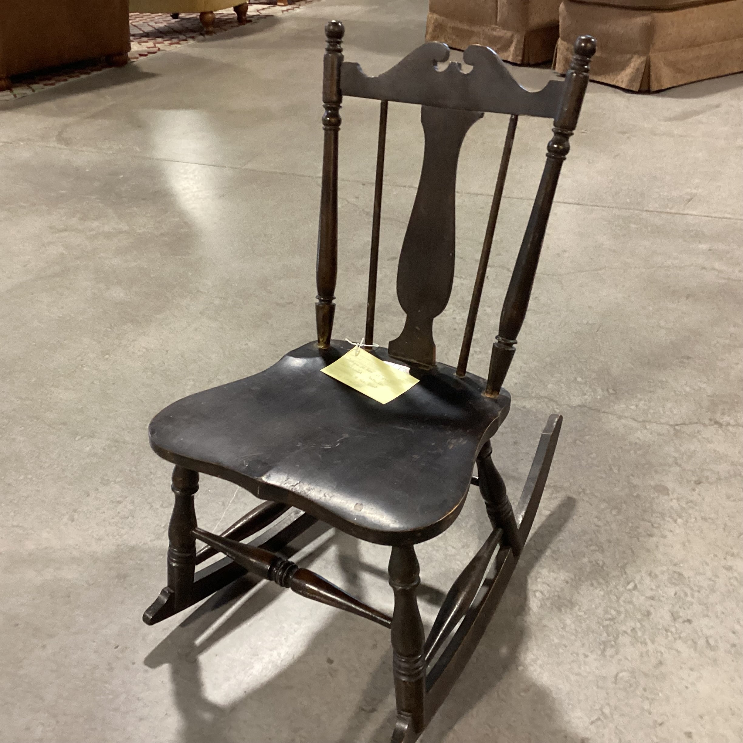 Antique Made In Germany Child Rocking Chair 17"x 28"x 31"