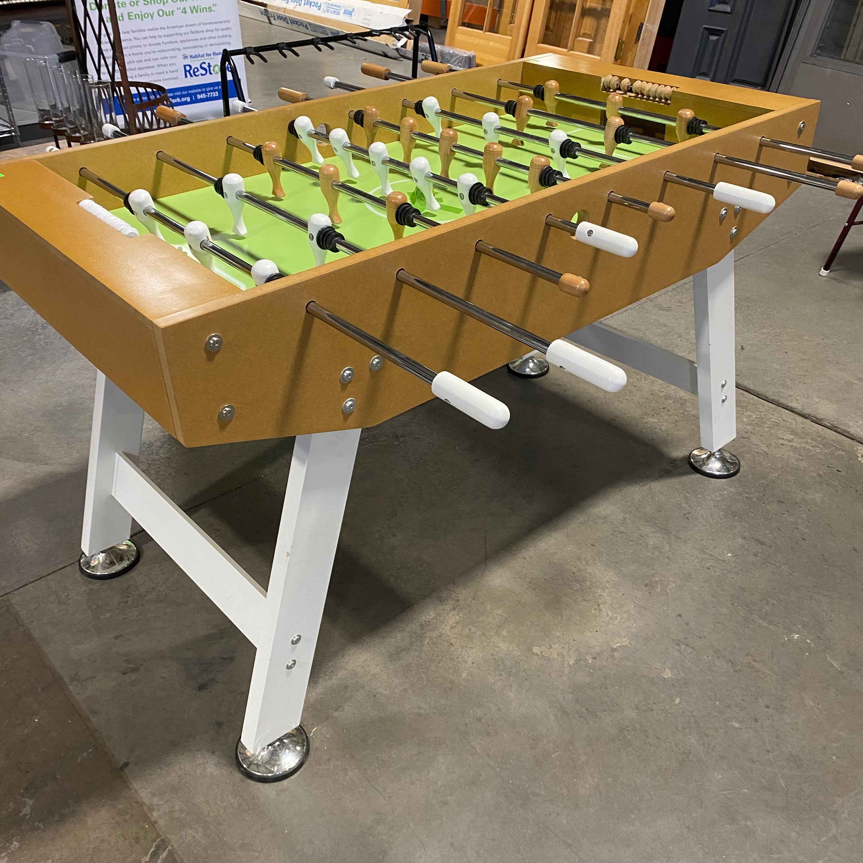 CB2 Phoos Table Foosball Table 29"x 56"x 34.5"