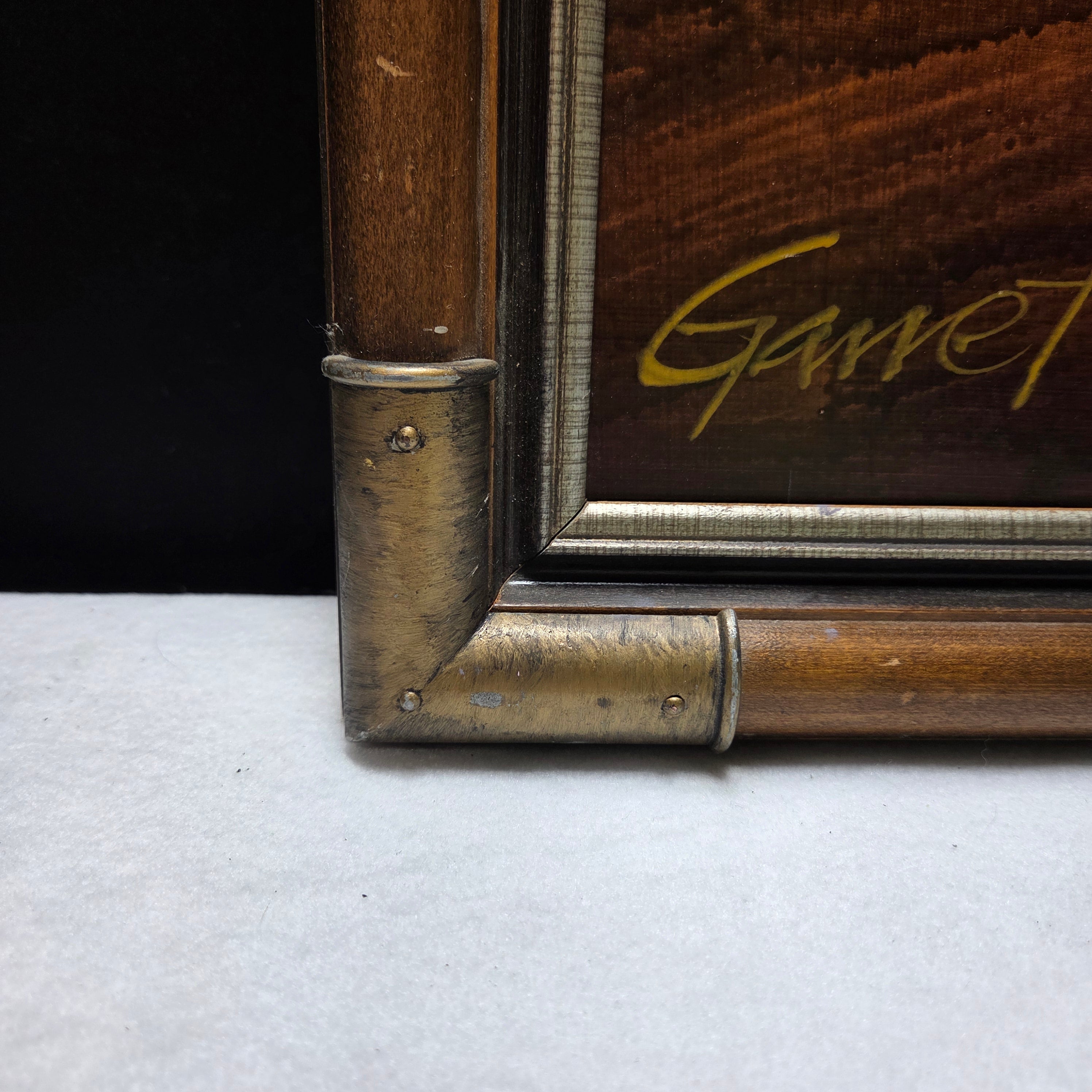 Garret Signed MCM Vase With Flowers Painting 25 1/4" x 37"