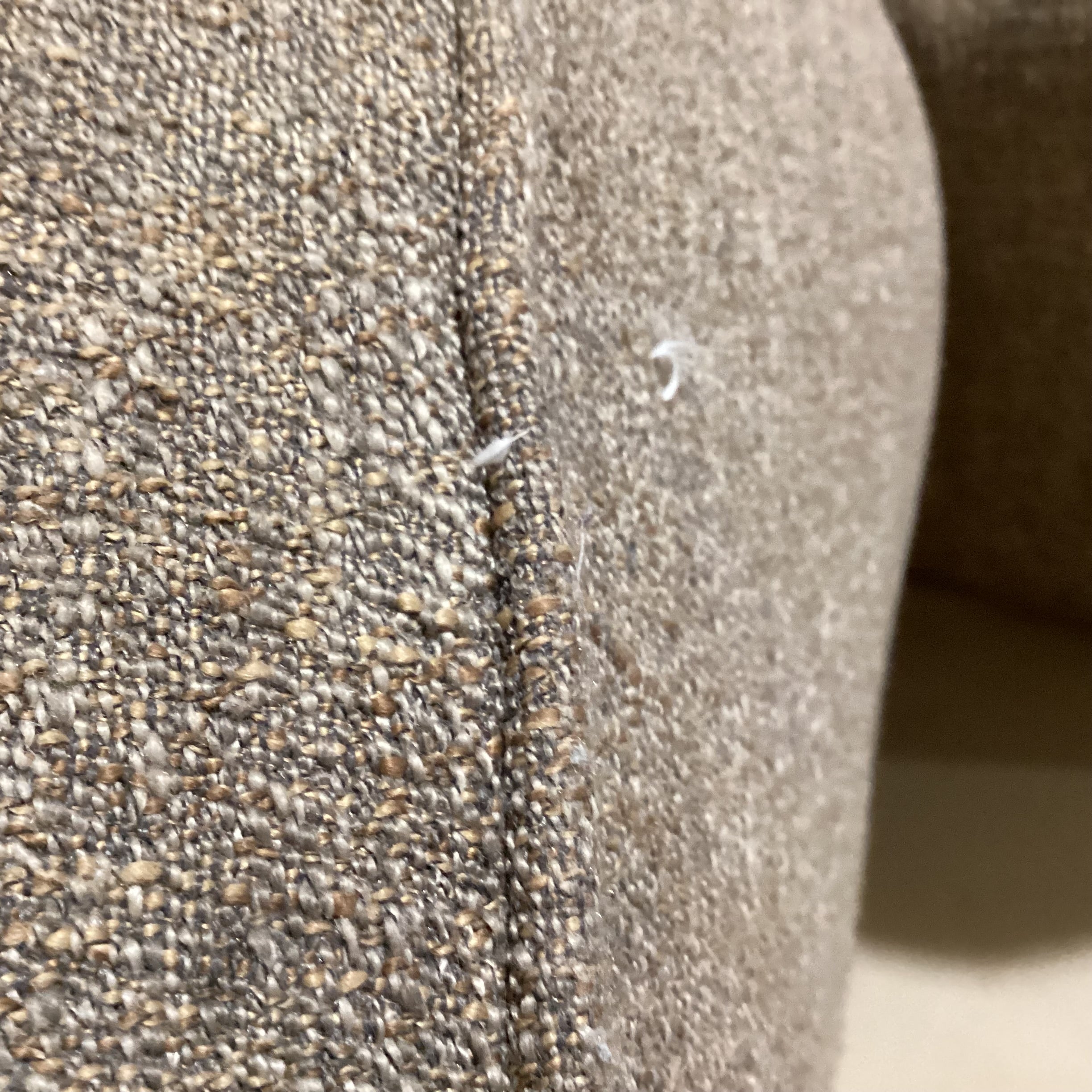 Fairfield Tan Woven Down Mix Sofa 93"x 42"x 31"