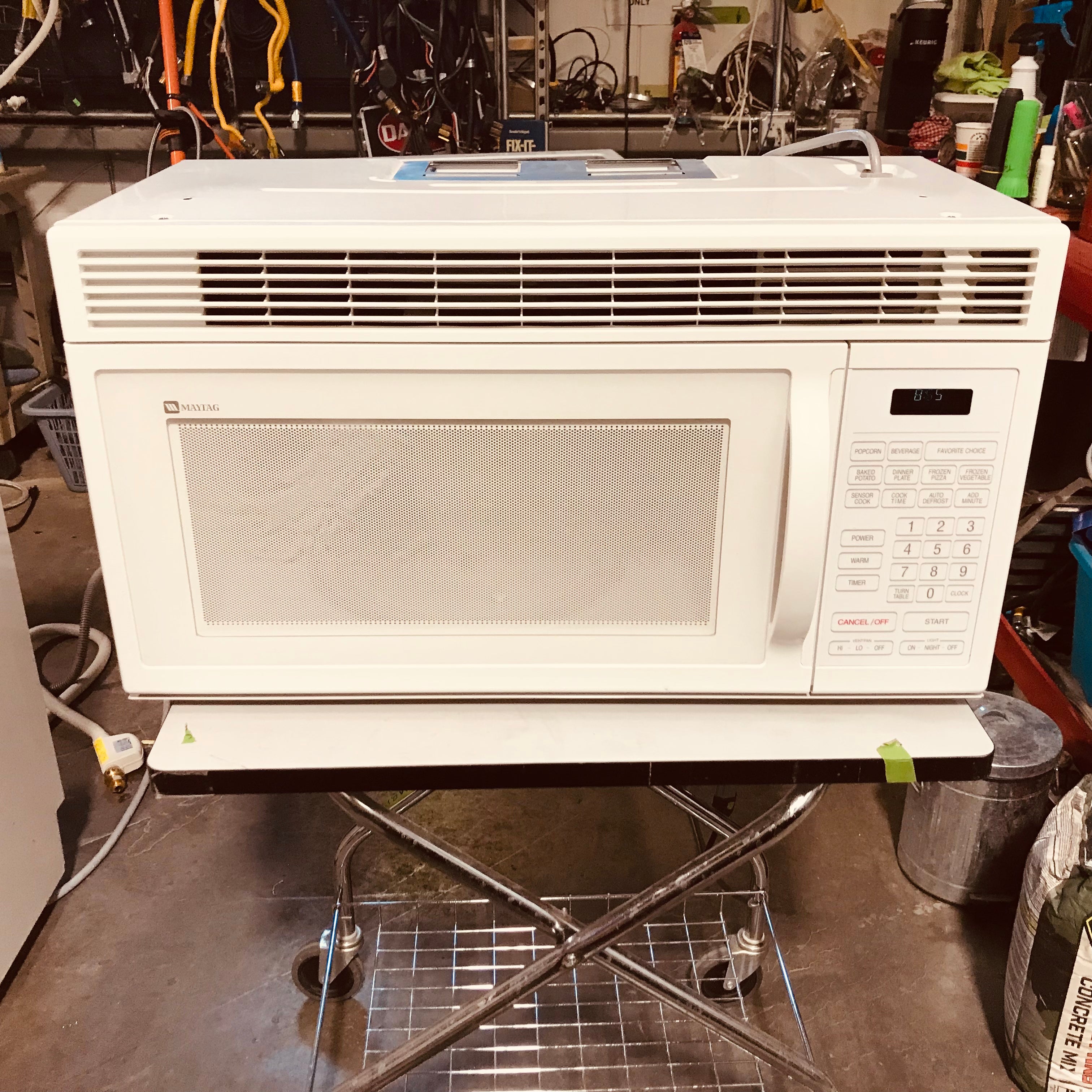 Maytag White Over-The-Range Microwave 30"x 15"x 17"