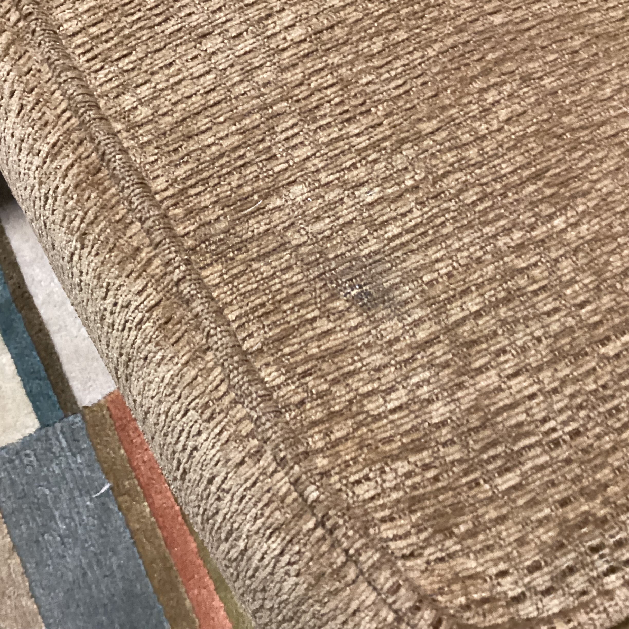 Woodmark a Howard Miller Co. Golden Texture Woven Chenille Down Mix 2 Piece Sectional 95"x 95"x 39"x 35"