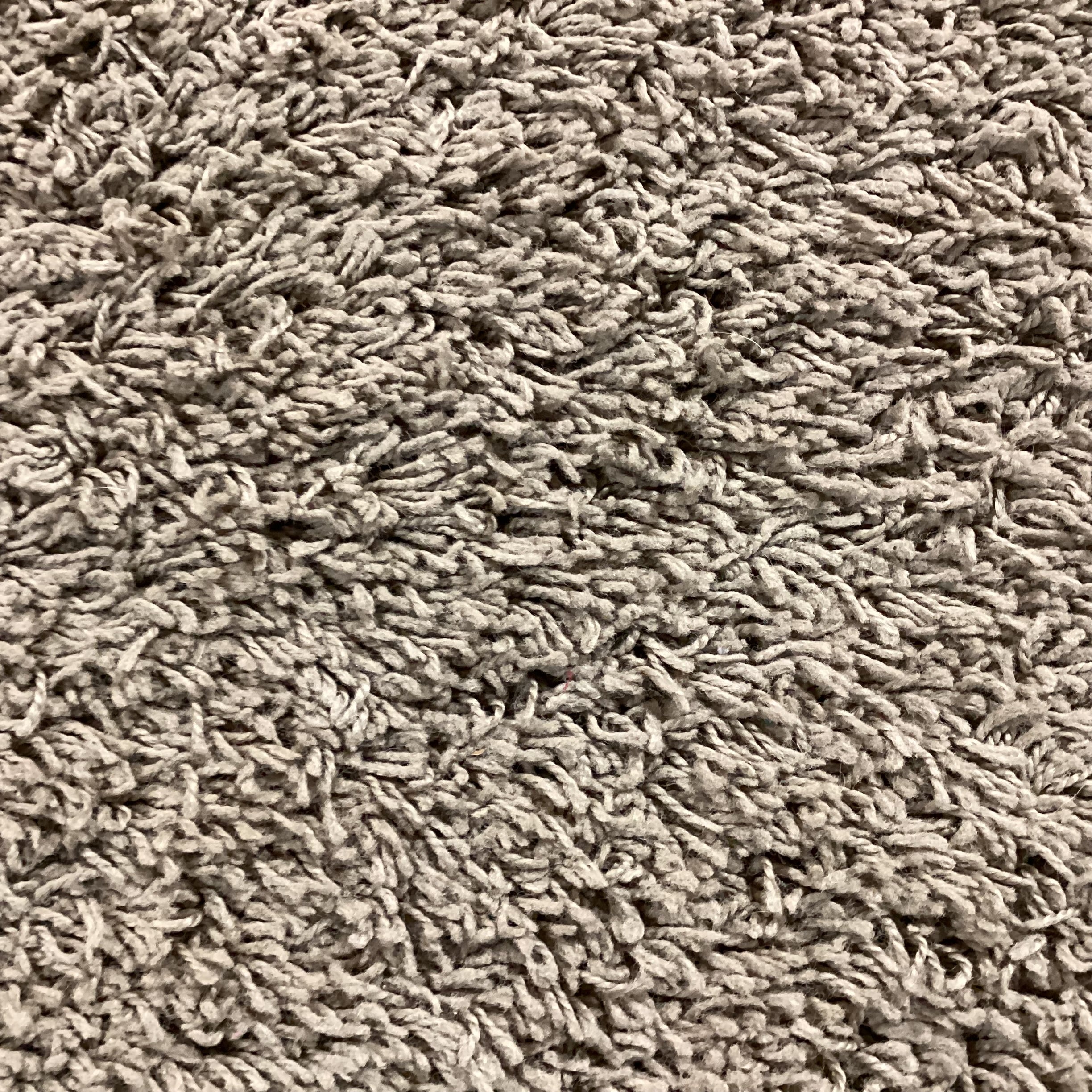 Unique Loom Solo Solid Sandy Brown Shag Rug 4'x 6'