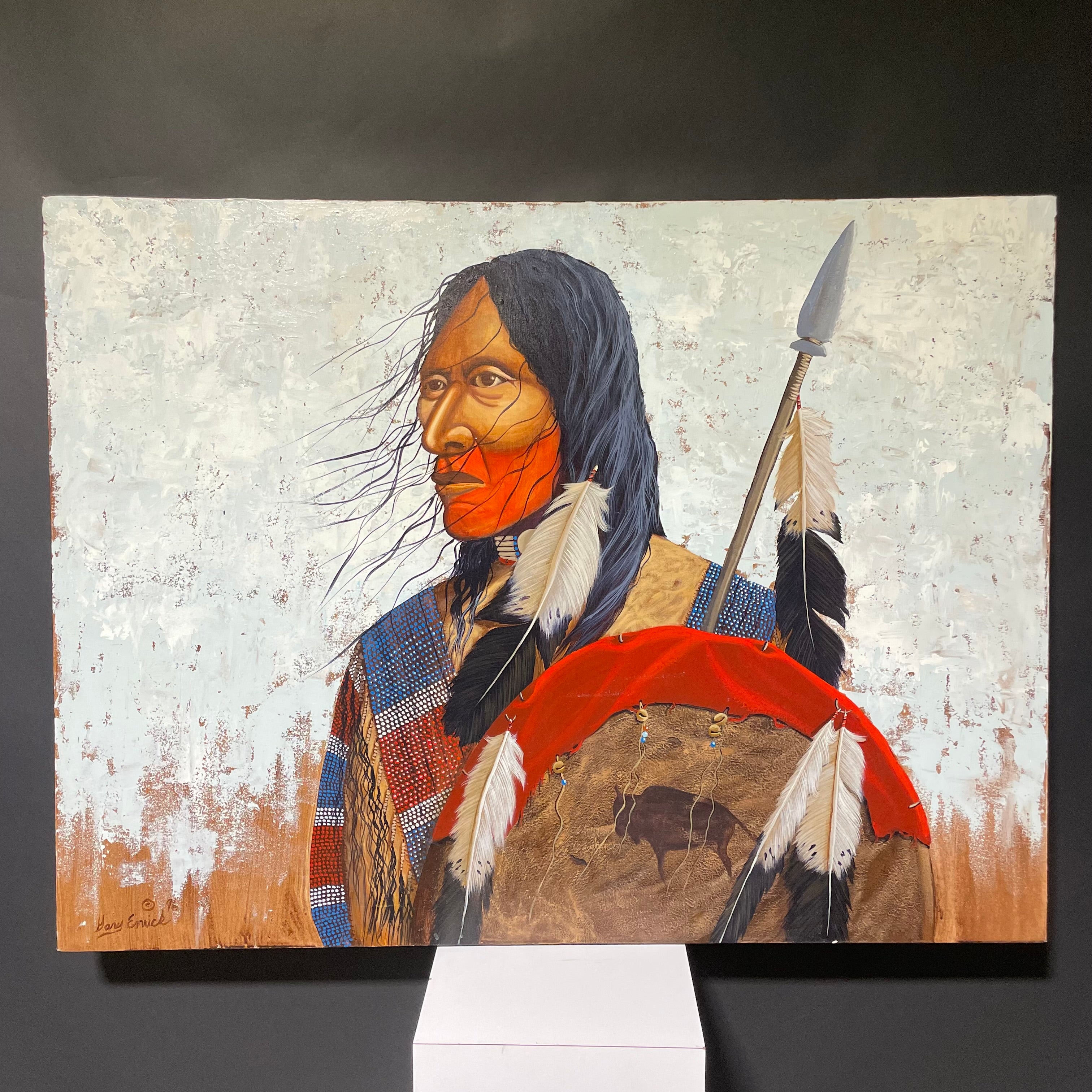 Gary Emrich Signed/Dated "Integrity" Original Painting 48" x 36"