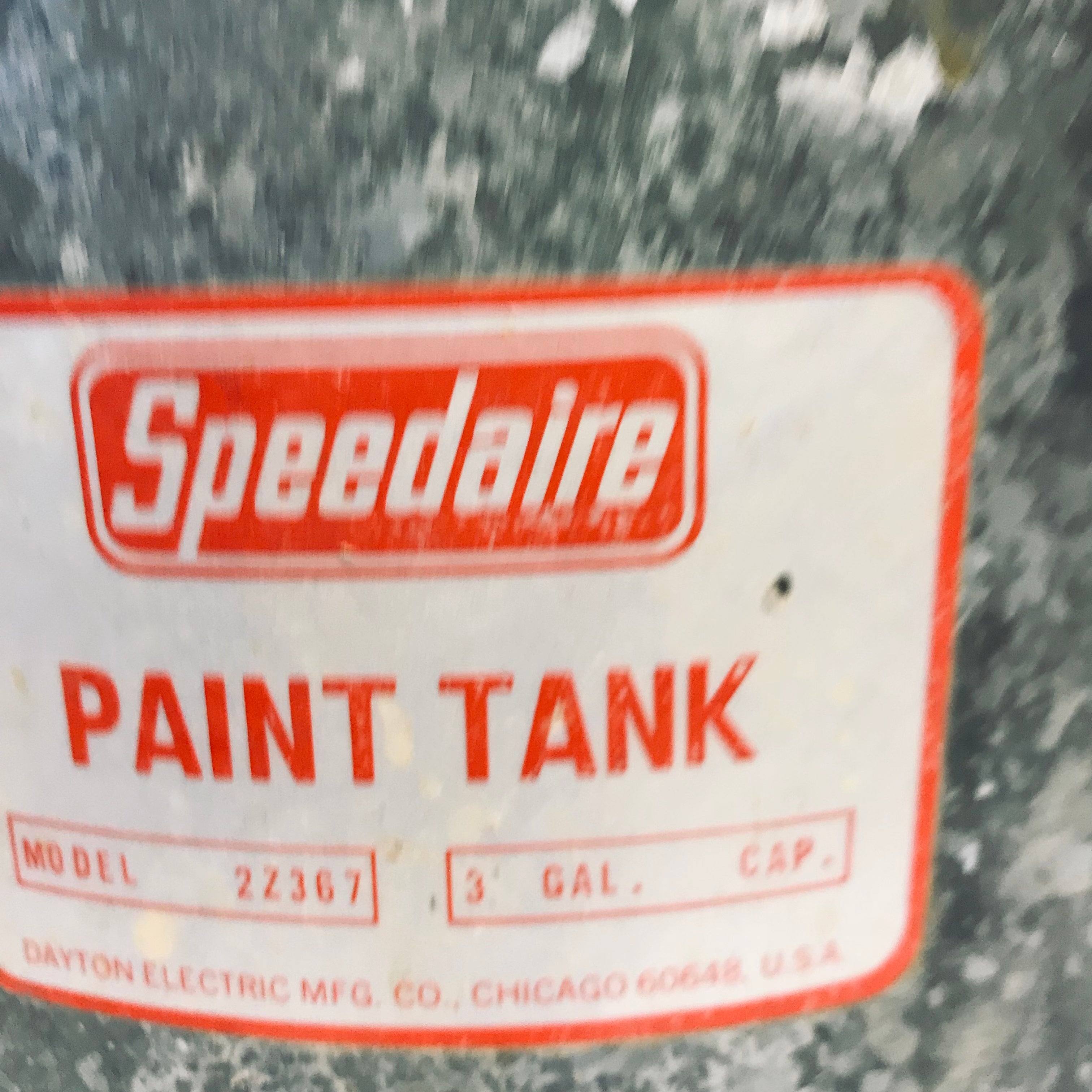 Speedaire 3Gal Paint Sprayer