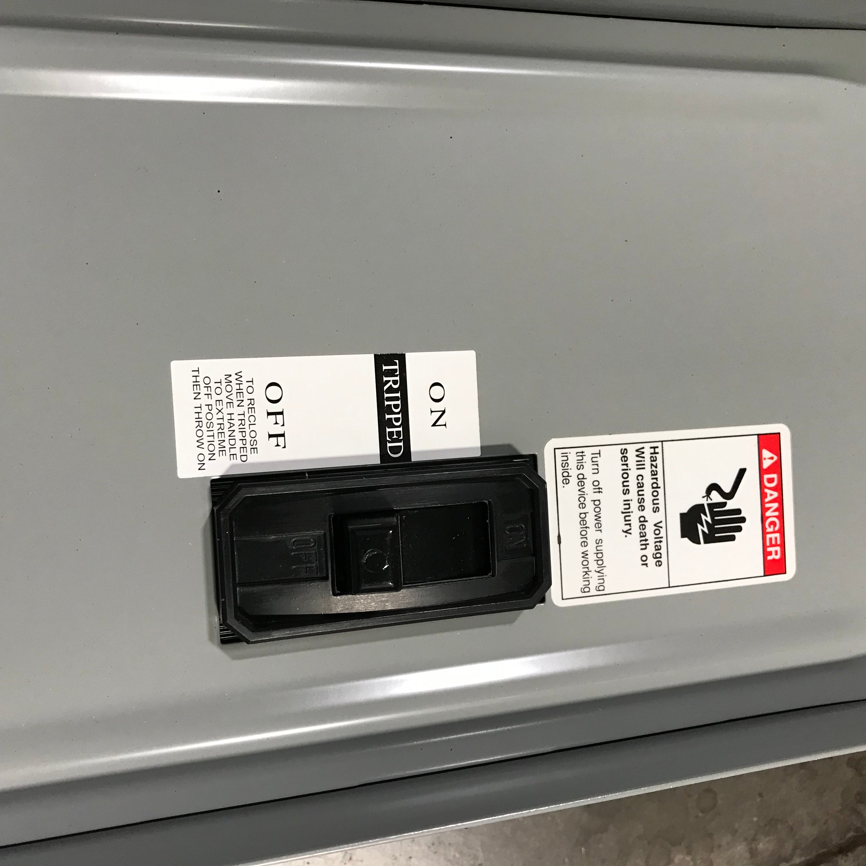 Siemens I-T-E Molded Circuit Breaker Enclosure