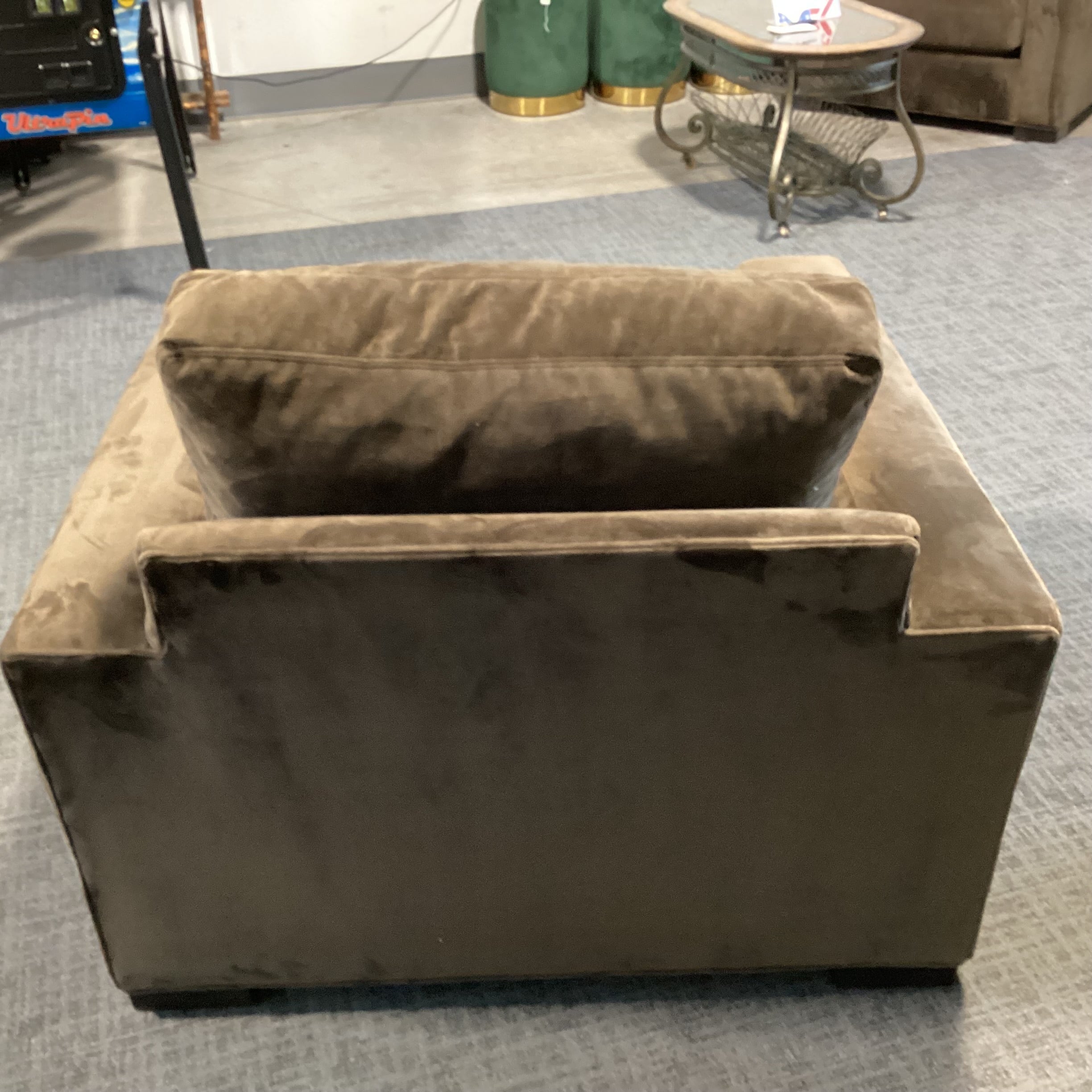 Room & Board Brown High Performance Velvet Down Mix Chair 40"x 38"x 27"