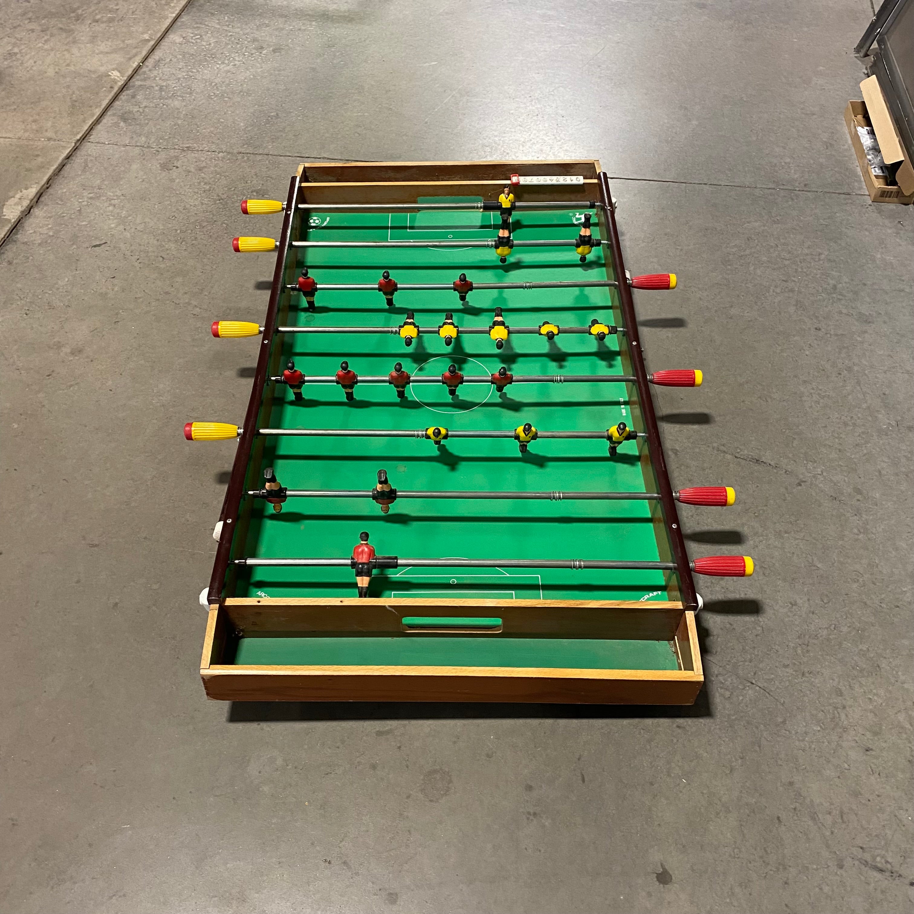 Vintage Italian SportCraft Arcofalc Folding Foosball Table 49"x 30"x 33"