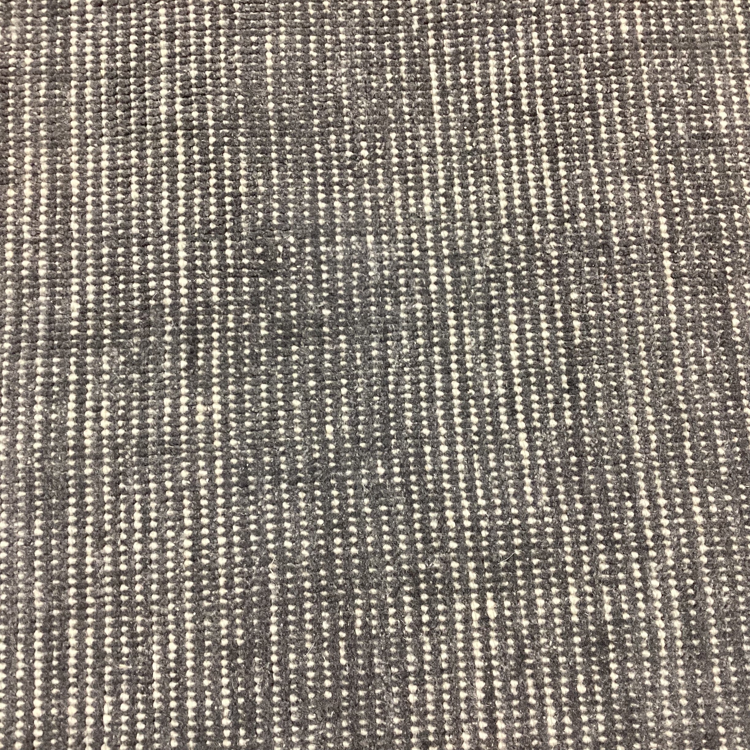 Arhaus Jackson Collection Charcoal & Cream Woven Poly Cotton & Wool Rug 10'x 14'