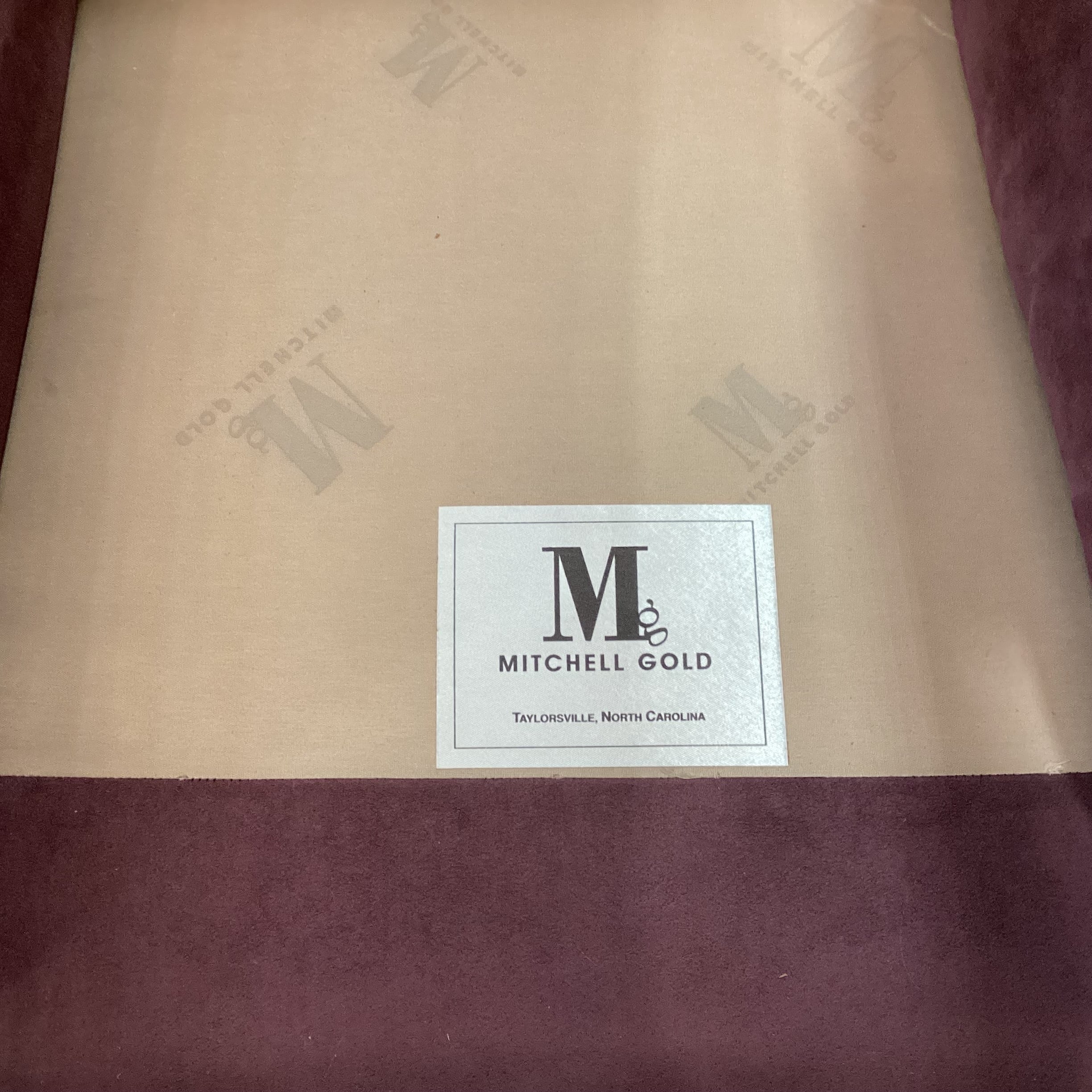 SET of 8 Mitchell Gold Plum Ultra Suede Dining Chairs 25"x 26"x 36"