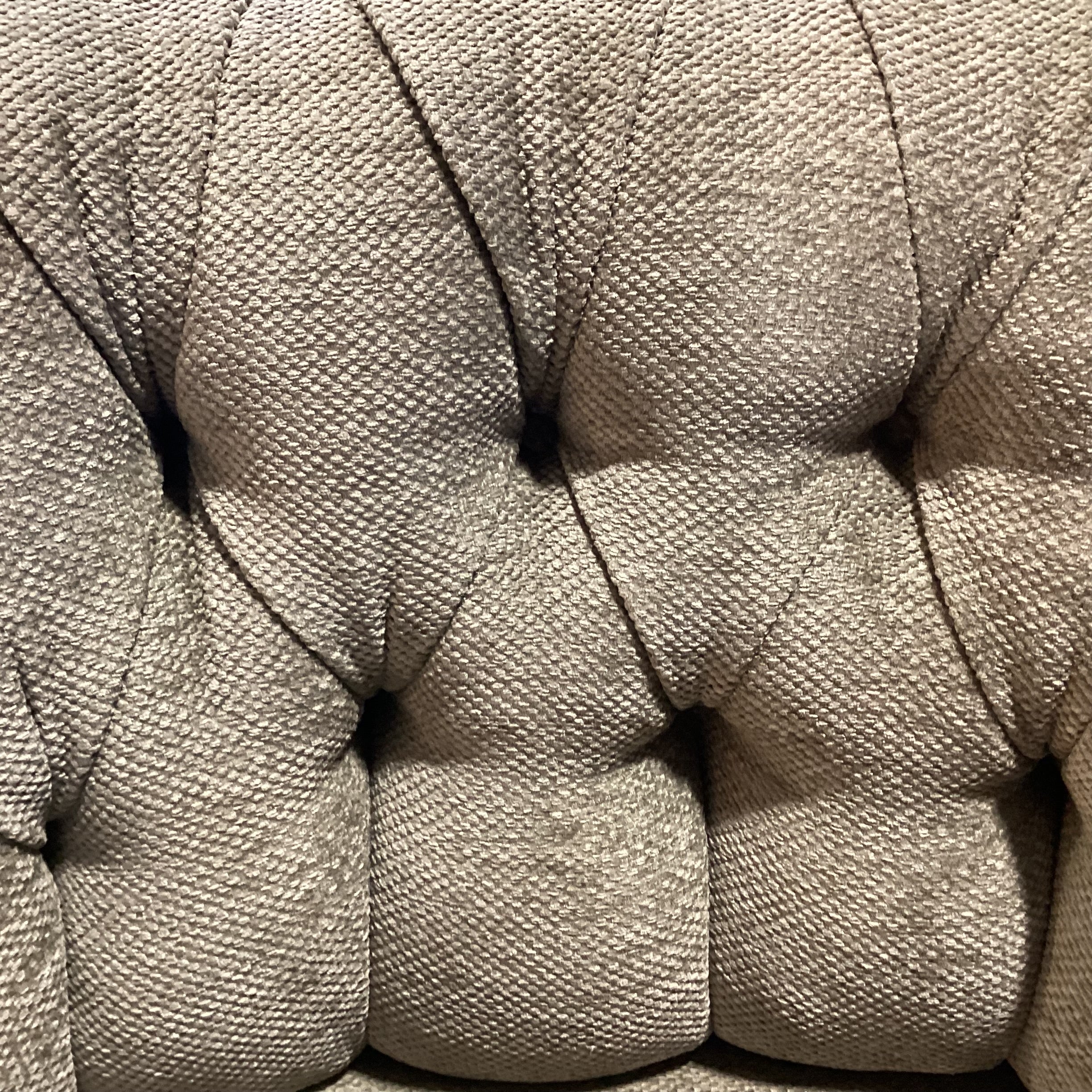 JJ Custom Sage Woven Chenille Tufted Chair 32"x 32"x 32"