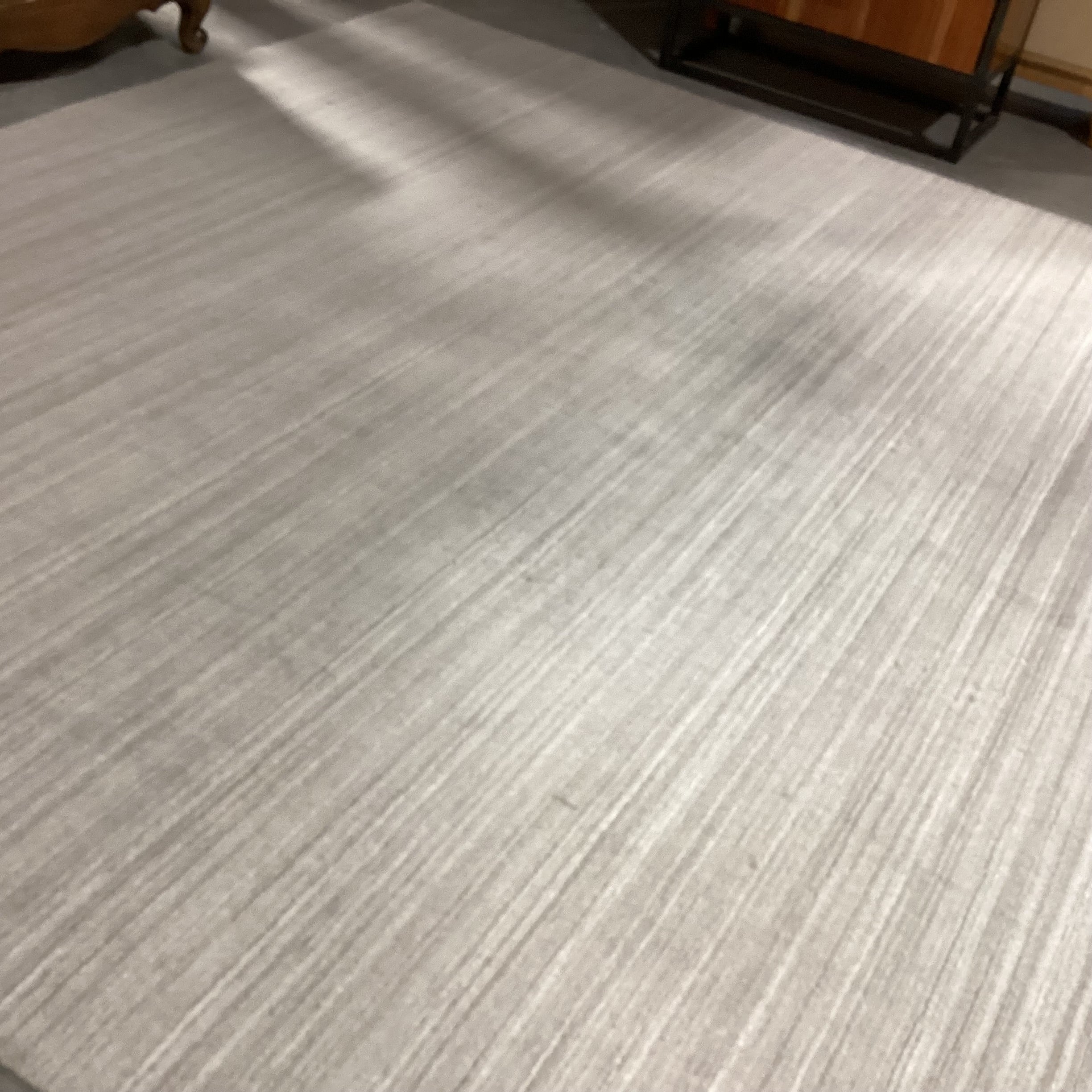 Restoration Hardware Fog Polyester Woven Rug 9'x 12'