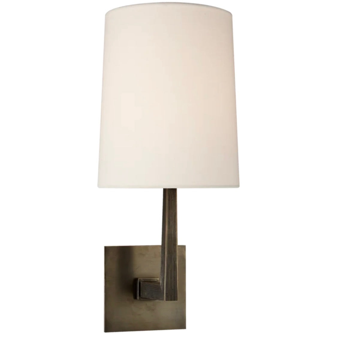 Visual Comfort Ojai 1-Light Bronze with Shade Wall Sconce 7.25” x 8” x 16.5”