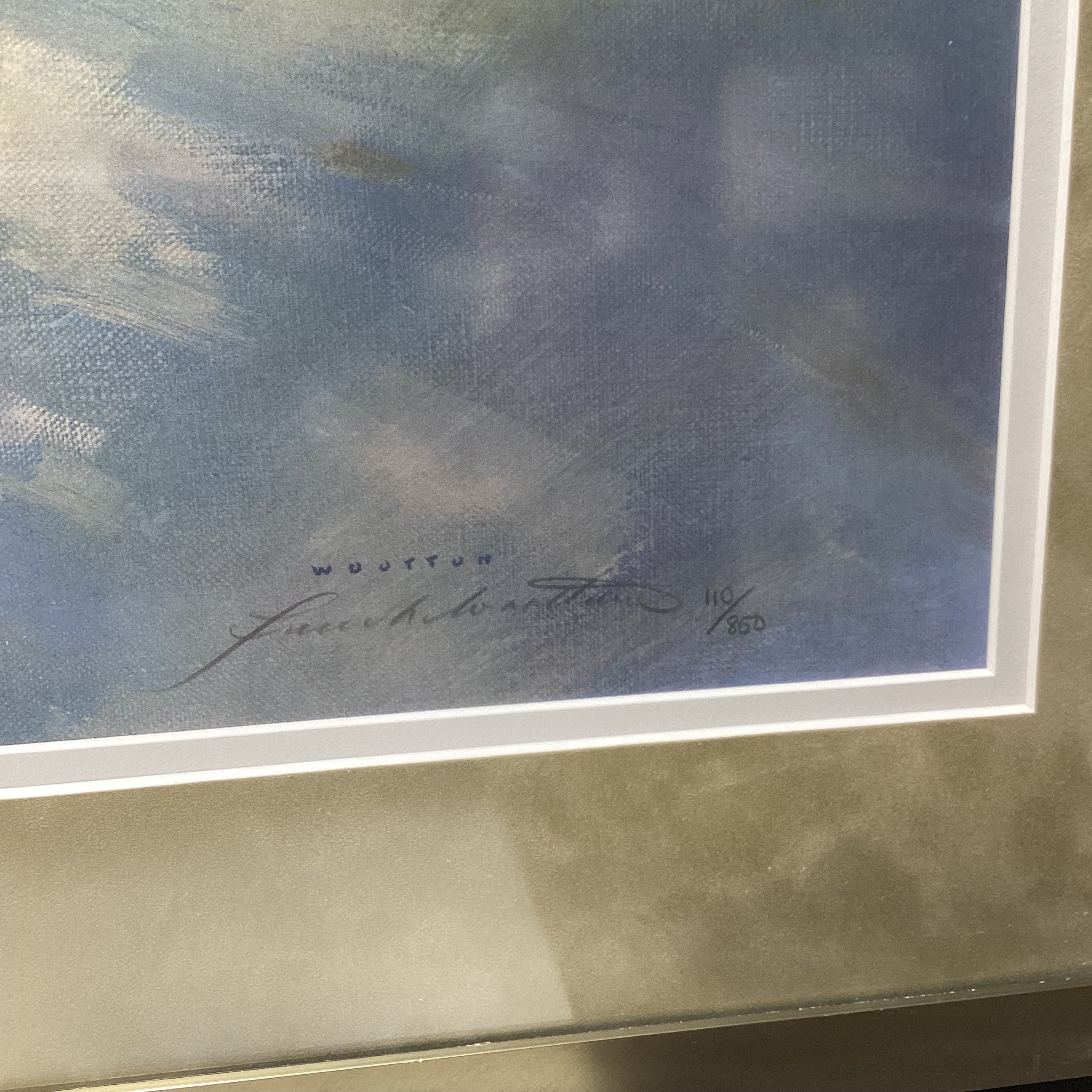Frank Wootton Signed Limited Edition "Last Combat Of The Red Baron" Framed Print 35.5" x 27"