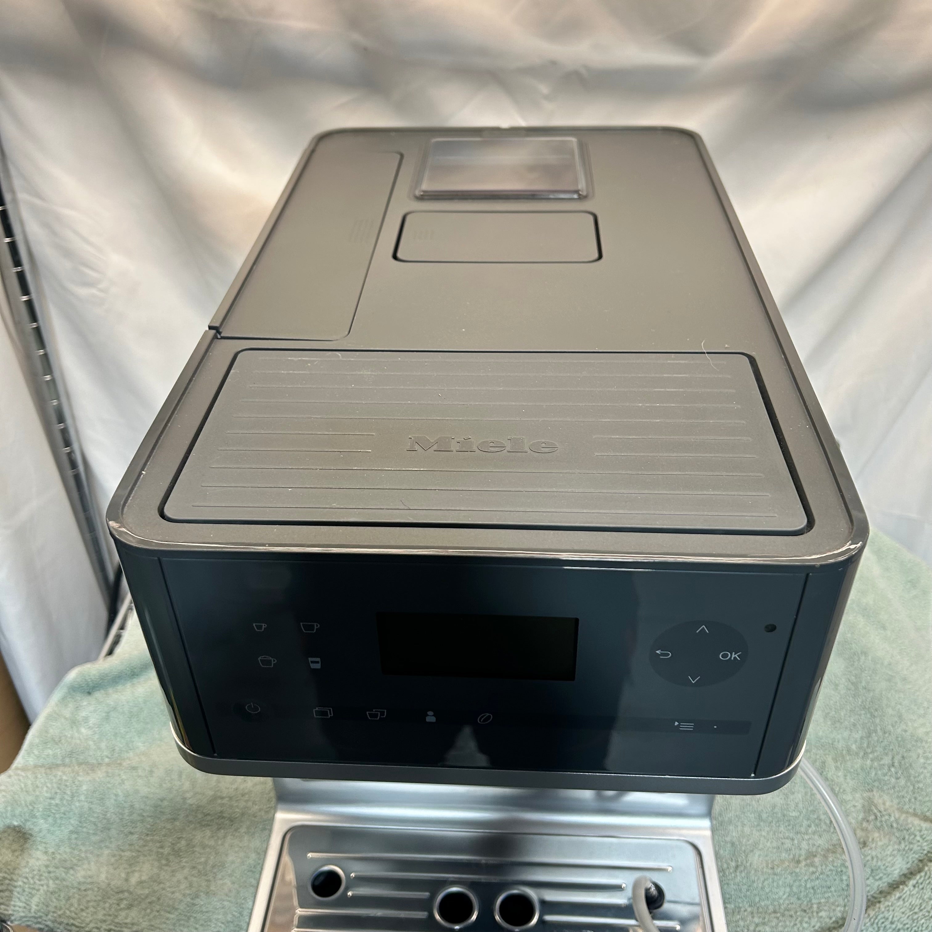 Miele Graphite Espresso Machine 9.5"x 16.5"x 13"