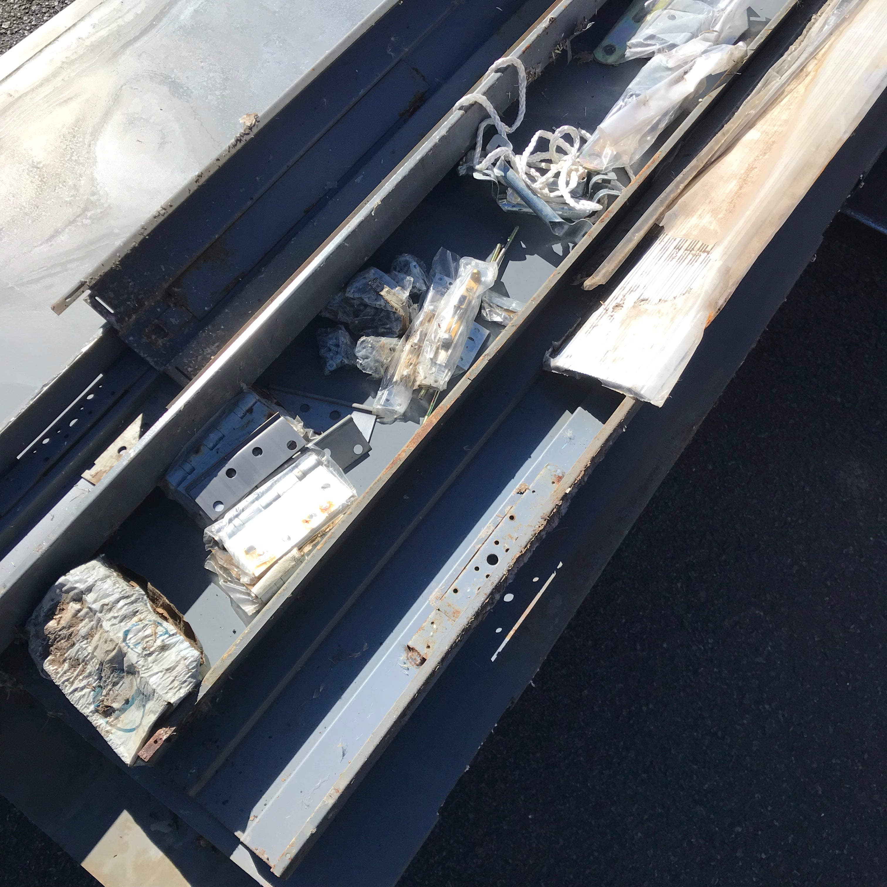 35.25"x 38"x 107.25" Steel Double Door Kit with Jamb