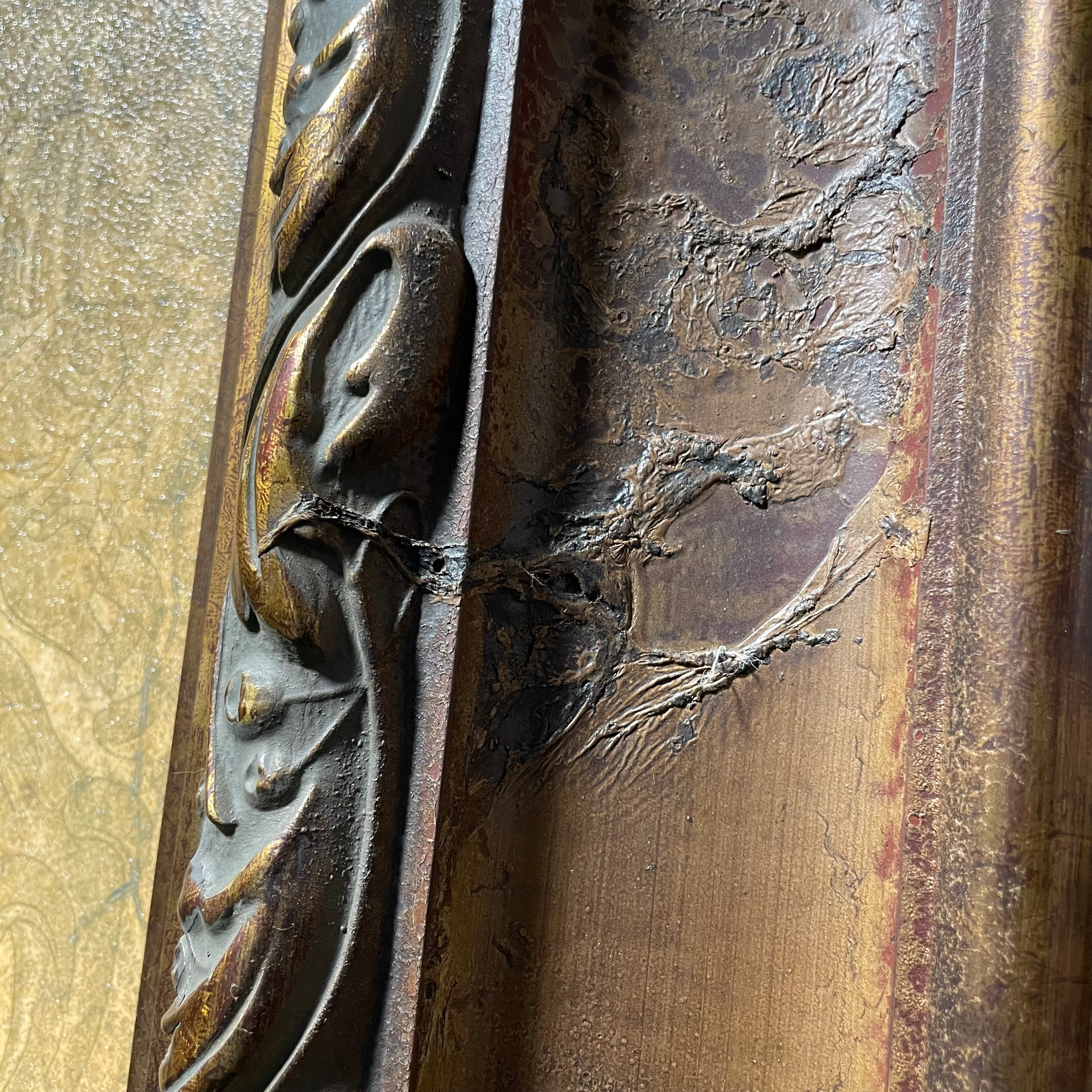 John Douglas "Eden XII" Giclee Print In Ornate Matting And Frame 34" x 34"