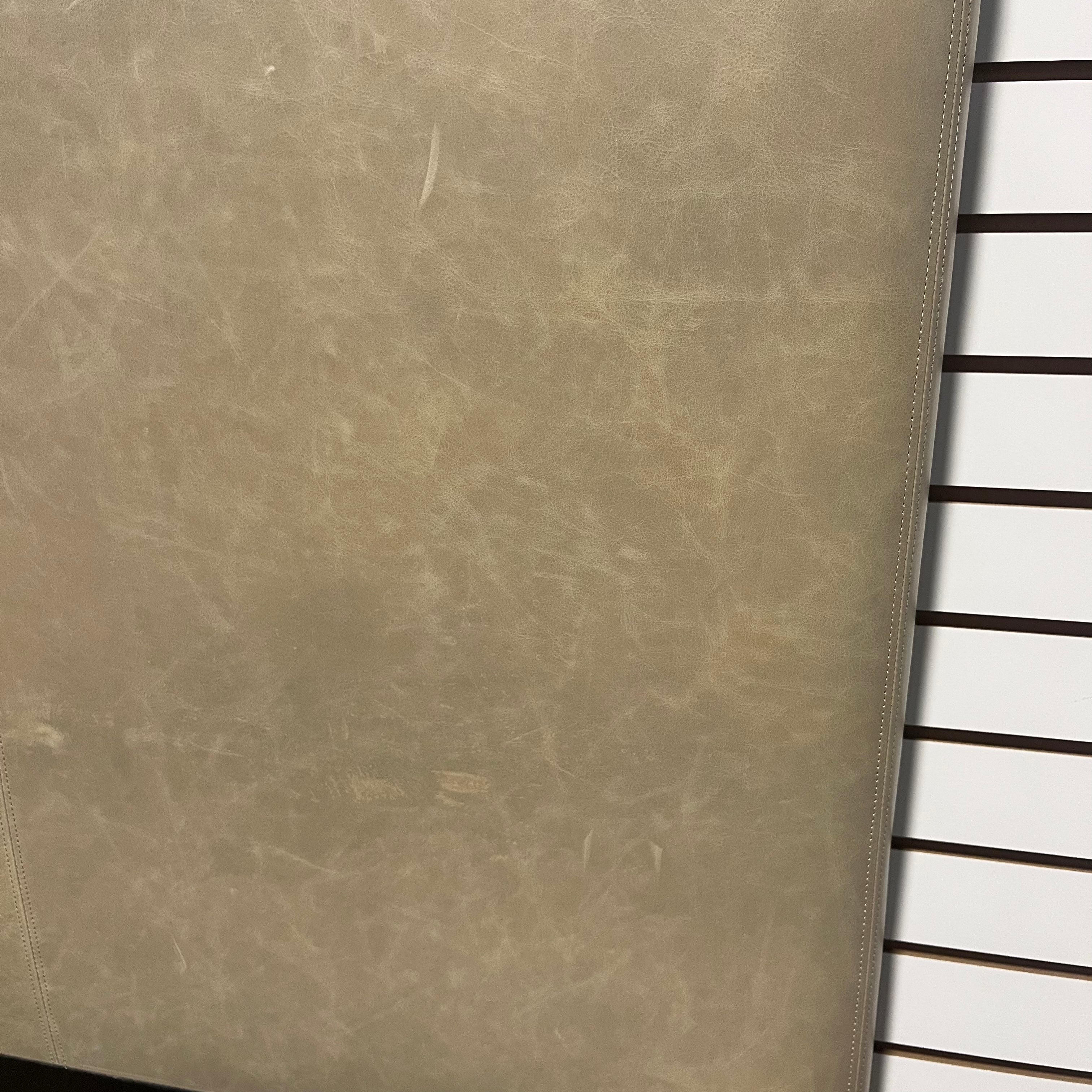 KING Art Co. Grey Leather With Reading Lights Platform Bed Set 82"x 87"x 47"