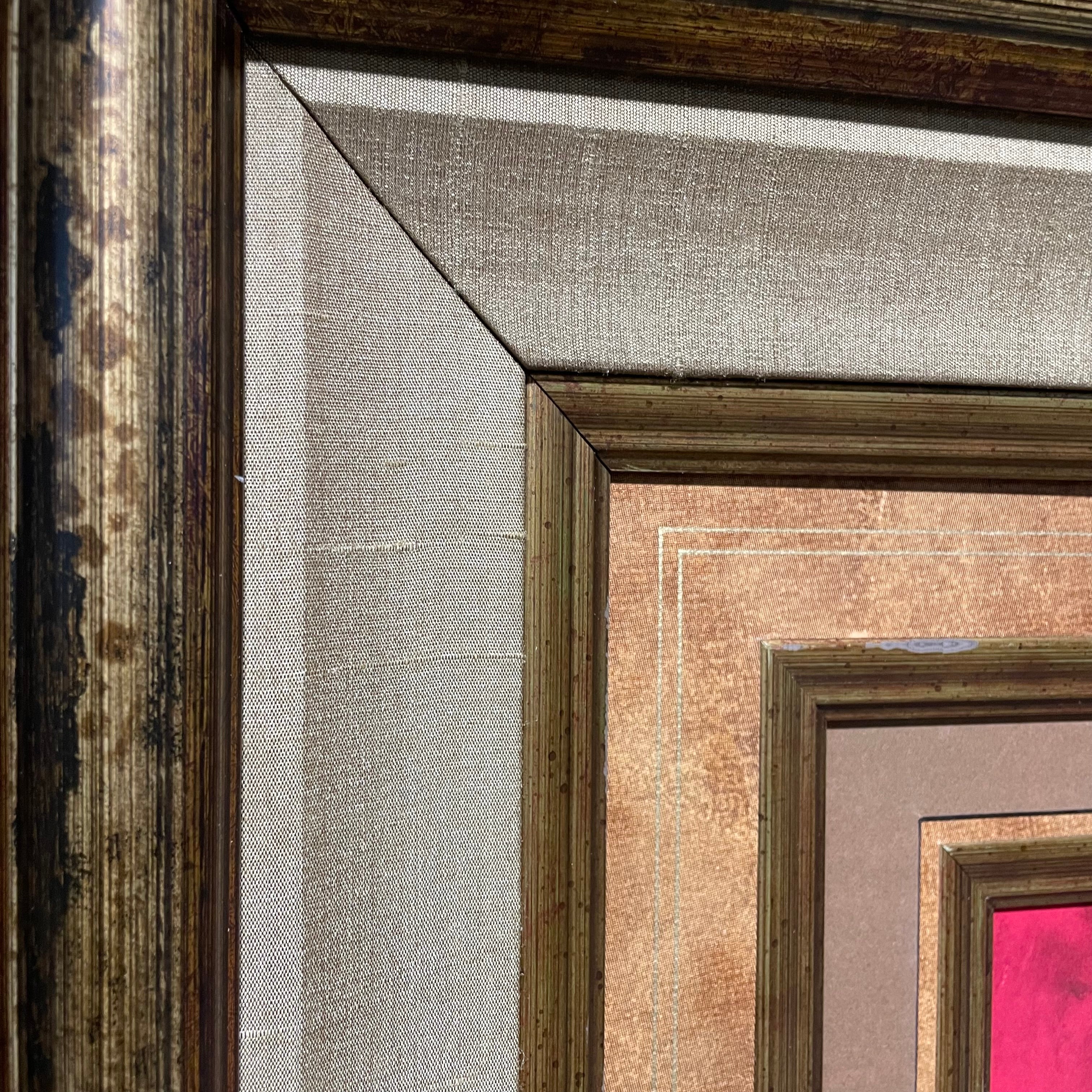 Vicki McMurry "No Boundaries" Print In Large Matted Frame 44 1/2" x 44 1/2"