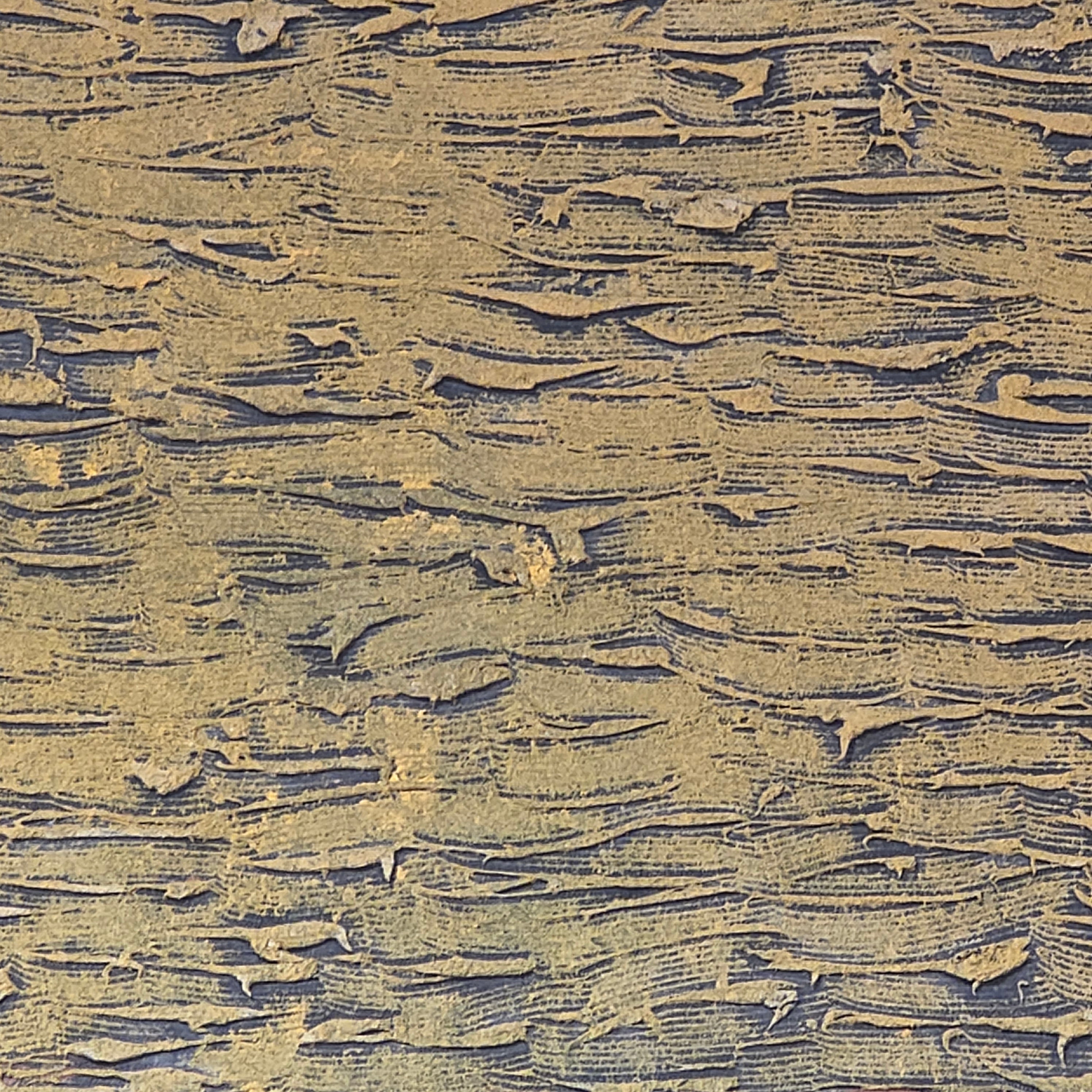 Modern Rendition of "The Yellow Brick Road" Textured Art on Canvas (3 Pieces Sold Separately) 5'x6' Each