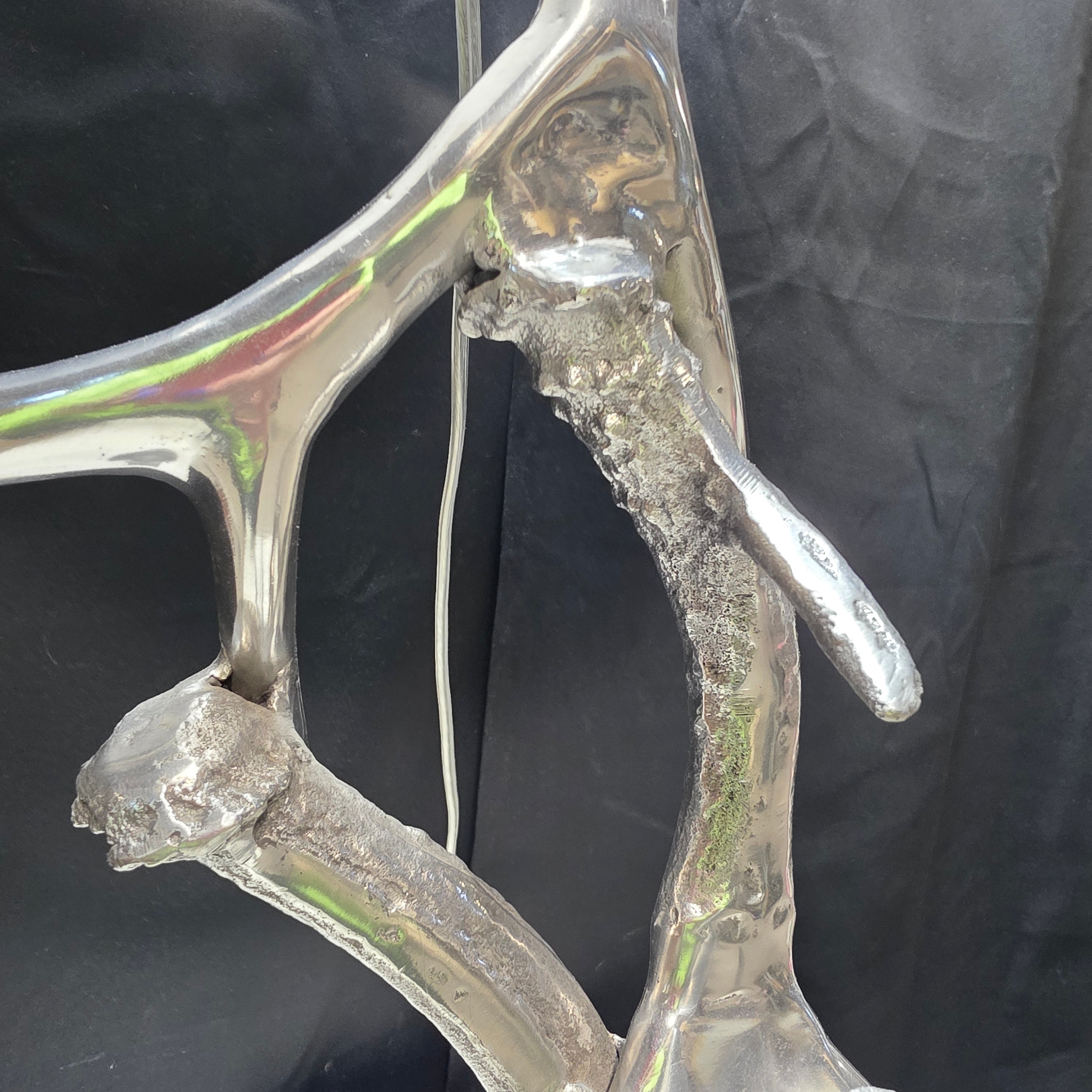 Aluminum Antler Lamp by Roost "15x"22"x34"