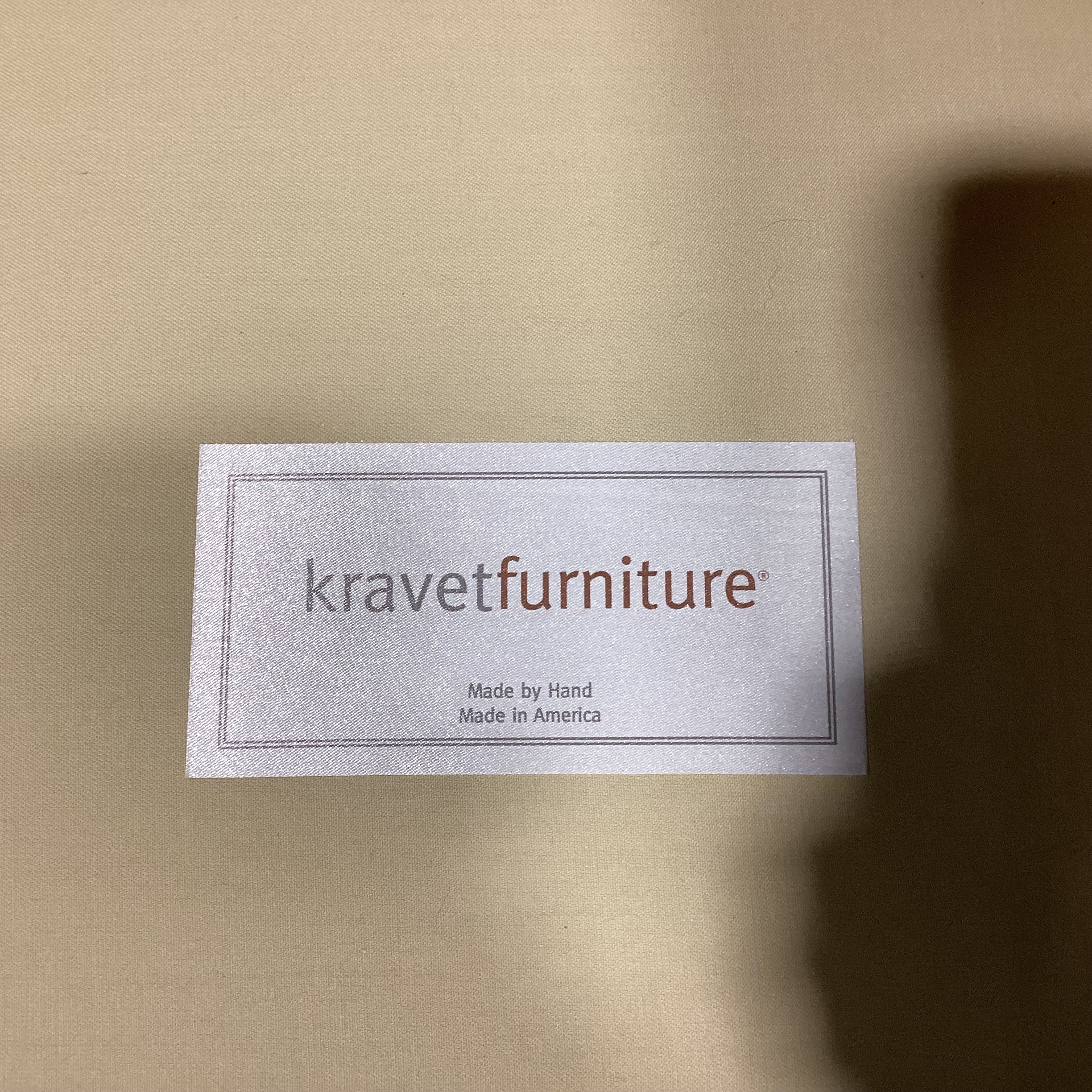 Kravet Furniture Blue Chenille Woven Down Mix Loveseat Sofa 58"x 38"x 33"