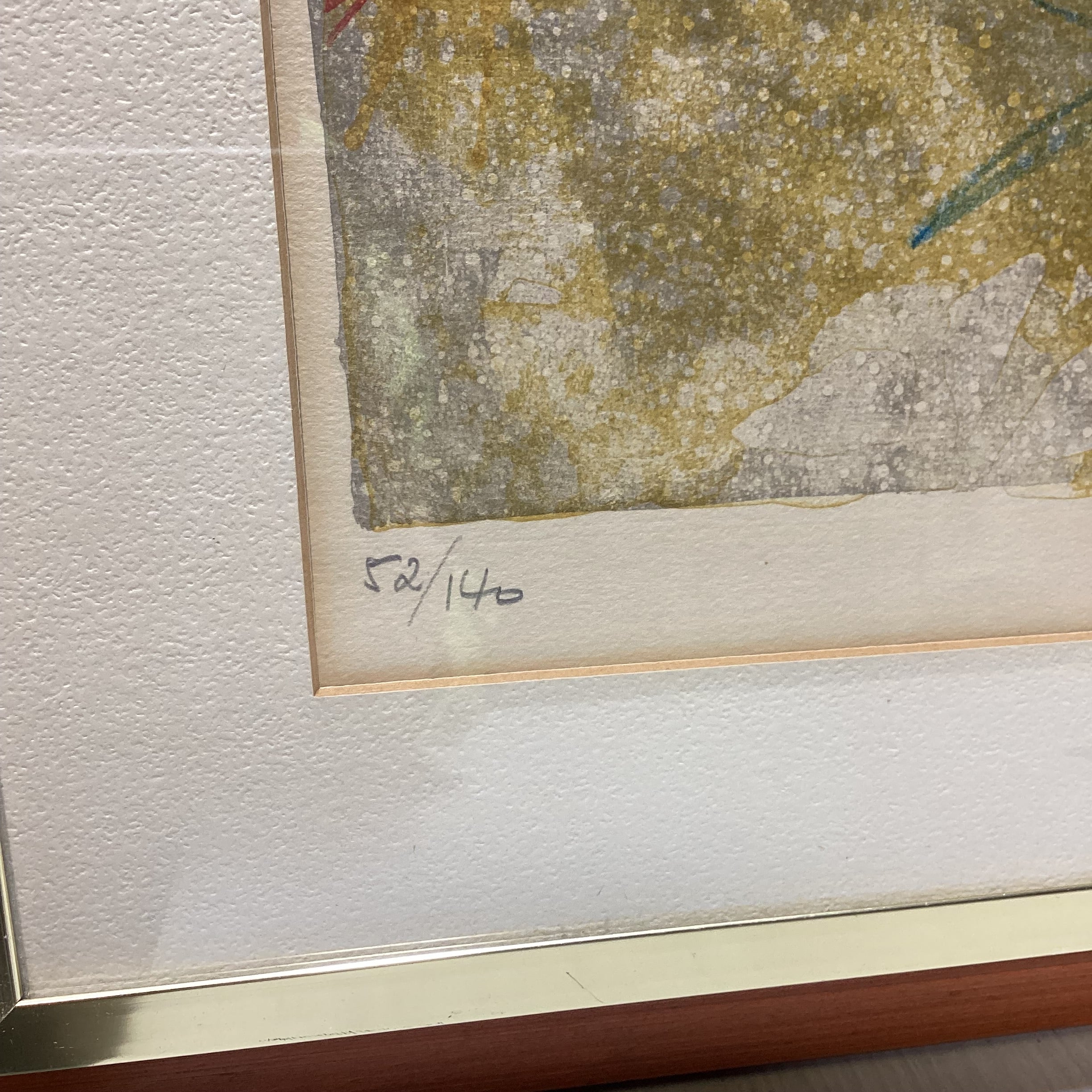 Alvar Sunol Signed Limited Edition Lithograph 25" x 31"