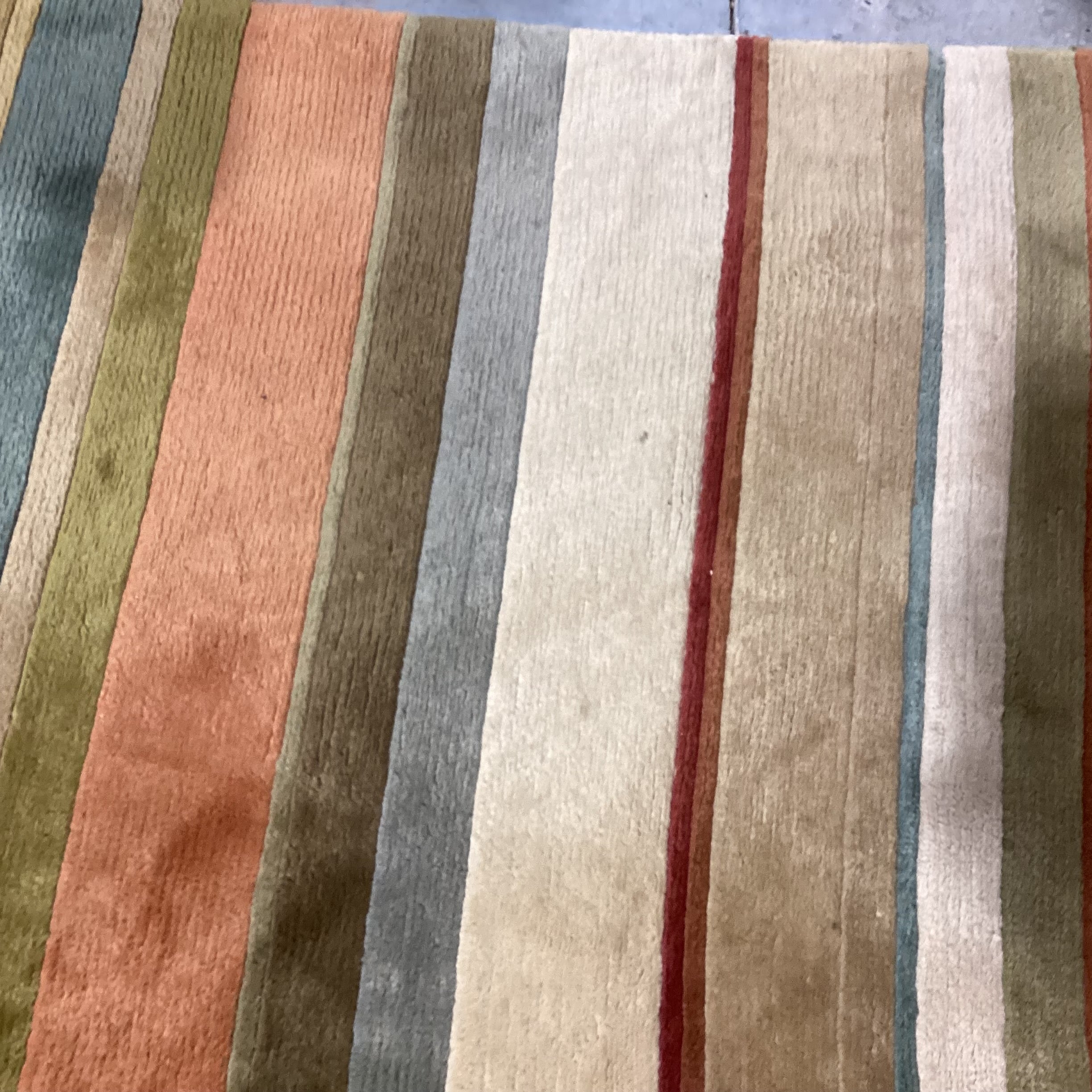 Olive Rust Cream & Blue Multi Hand Woven Wool Rug 8' 17"x 11' 8"